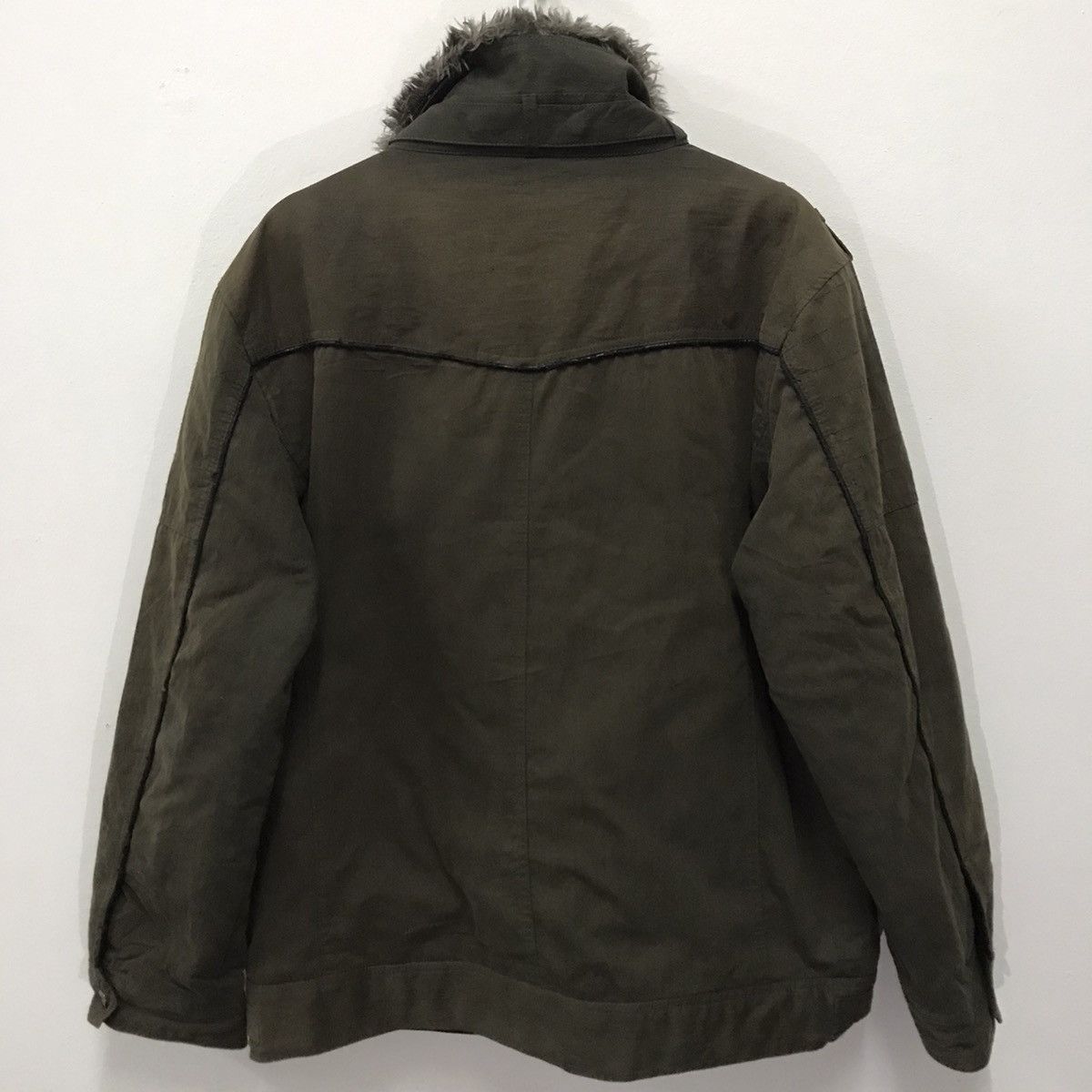 Japanese Brand Vintage Bareback Realdress Tactical Jacket Fur Collar Size US L / EU 52-54 / 3 - 13 Thumbnail