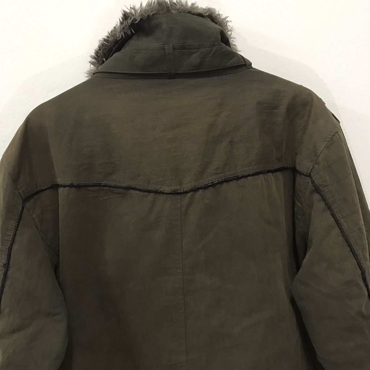 Japanese Brand Vintage Bareback Realdress Tactical Jacket Fur Collar Size US L / EU 52-54 / 3 - 12 Thumbnail