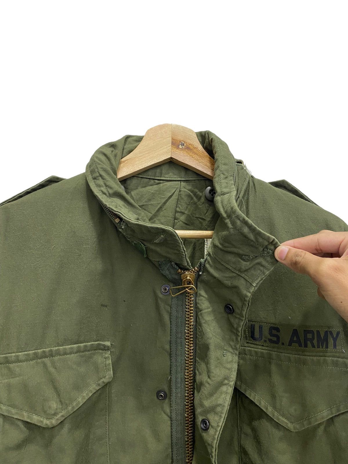 Vintage VINTAGE 80s US ARMY ISSUE MILITARY FIELD JACKET Size US M / EU 48-50 / 2 - 8 Thumbnail