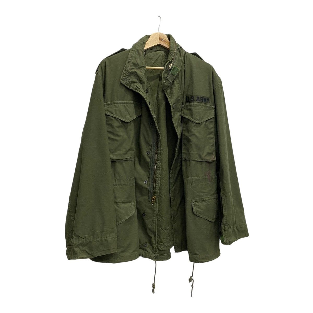 Vintage VINTAGE 80s US ARMY ISSUE MILITARY FIELD JACKET Size US M / EU 48-50 / 2 - 5 Thumbnail