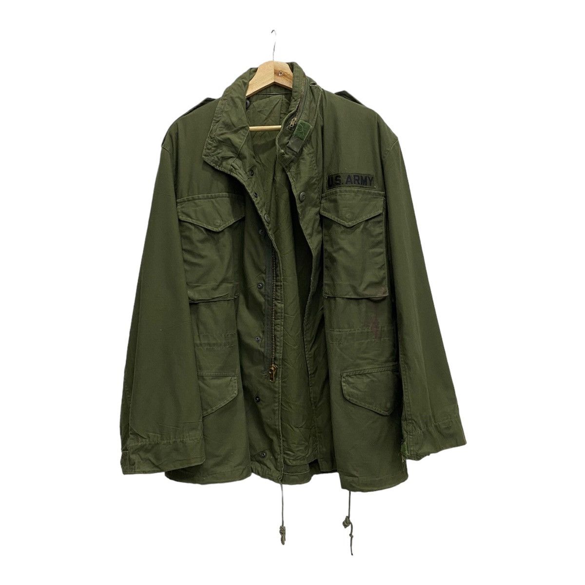 Vintage VINTAGE 80s US ARMY ISSUE MILITARY FIELD JACKET Size US M / EU 48-50 / 2 - 3 Thumbnail