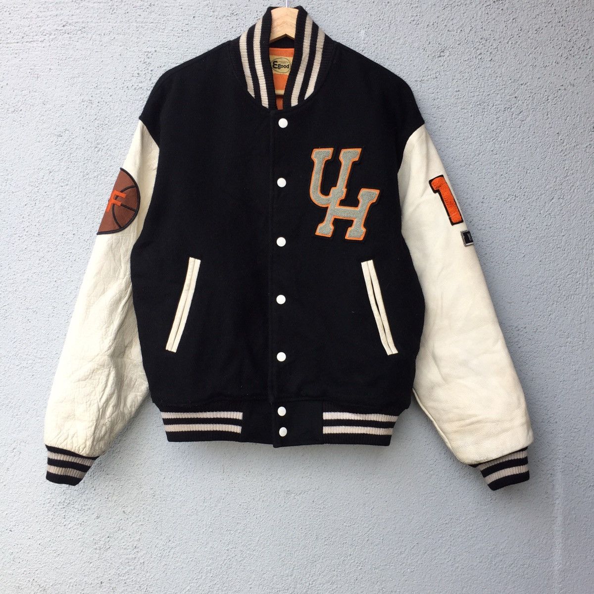 Japanese Brand × Streetwear × Varsity Jacket Vintage Egood