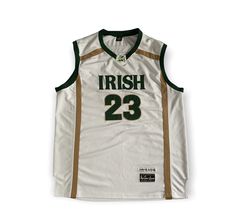 2003 LeBron James SVSM Irish Nike TAG High School Swingman Jersey Size  Large – Rare VNTG