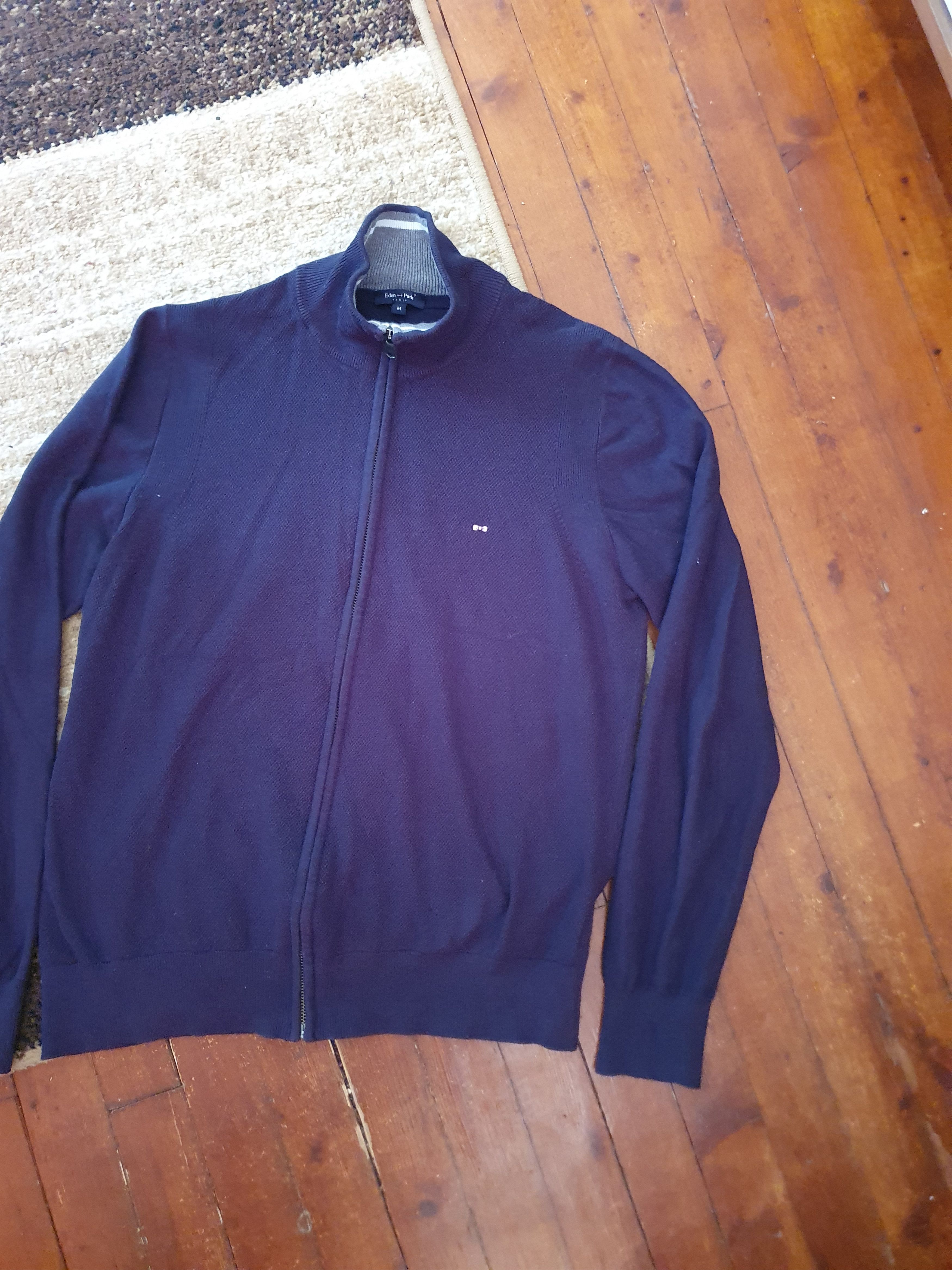 Eden Park EDEN PARK PARIS Golf Cardigan Knit Full Zip Jumper,sz M Size US M / EU 48-50 / 2 - 4 Thumbnail