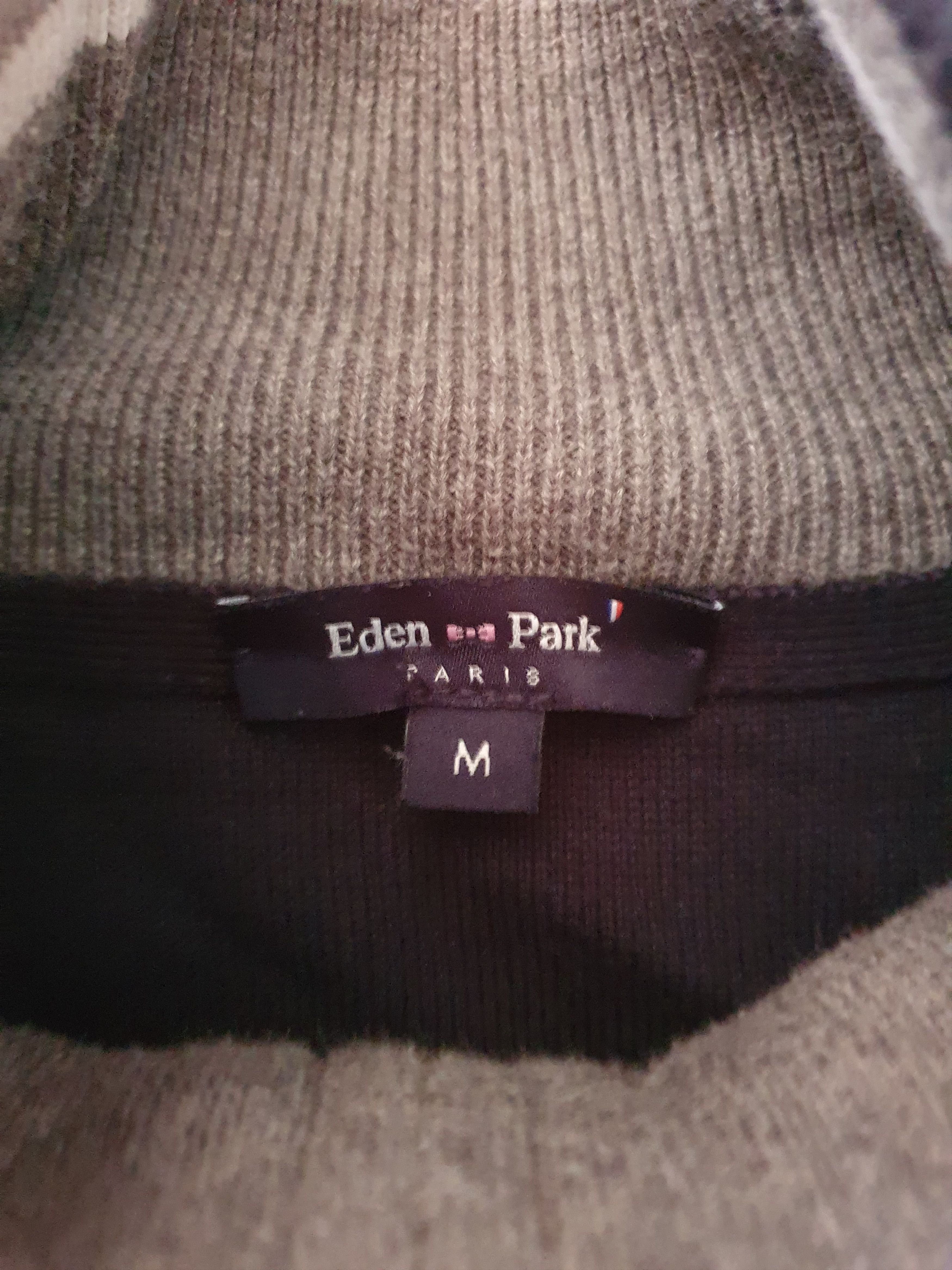 Eden Park EDEN PARK PARIS Golf Cardigan Knit Full Zip Jumper,sz M Size US M / EU 48-50 / 2 - 7 Thumbnail
