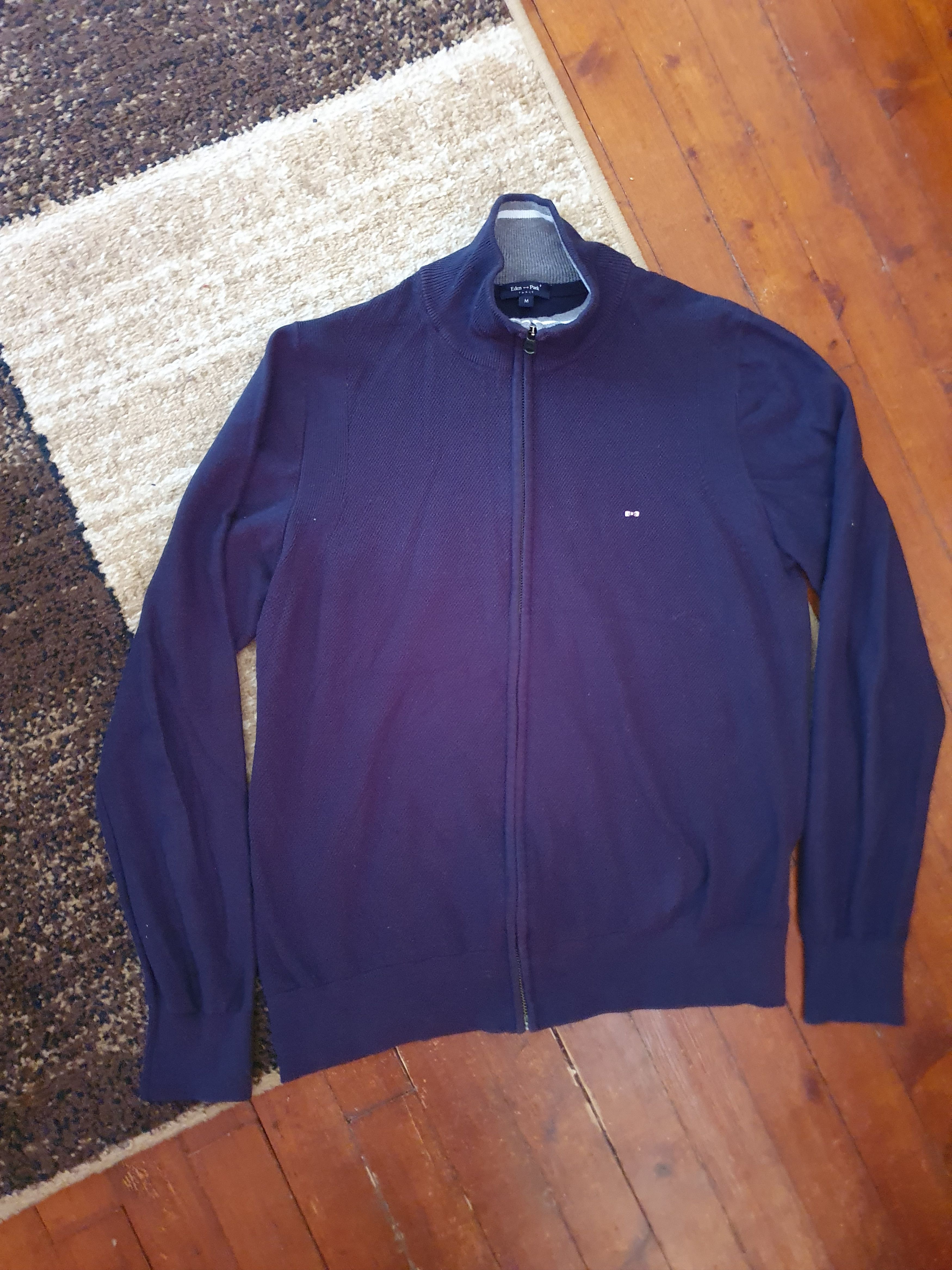 Eden Park EDEN PARK PARIS Golf Cardigan Knit Full Zip Jumper,sz M Size US M / EU 48-50 / 2 - 3 Thumbnail