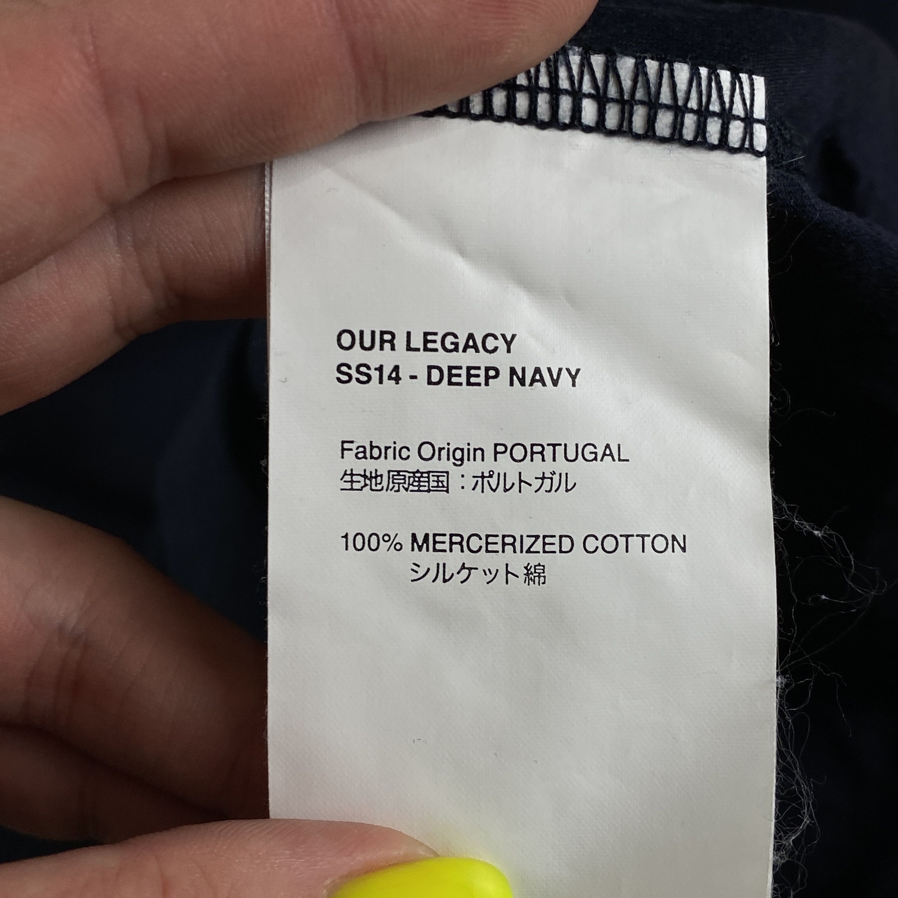 Our Legacy Mens T Shirt Long Sleeve Our Legacy Size 48 Size US M / EU 48-50 / 2 - 7 Thumbnail