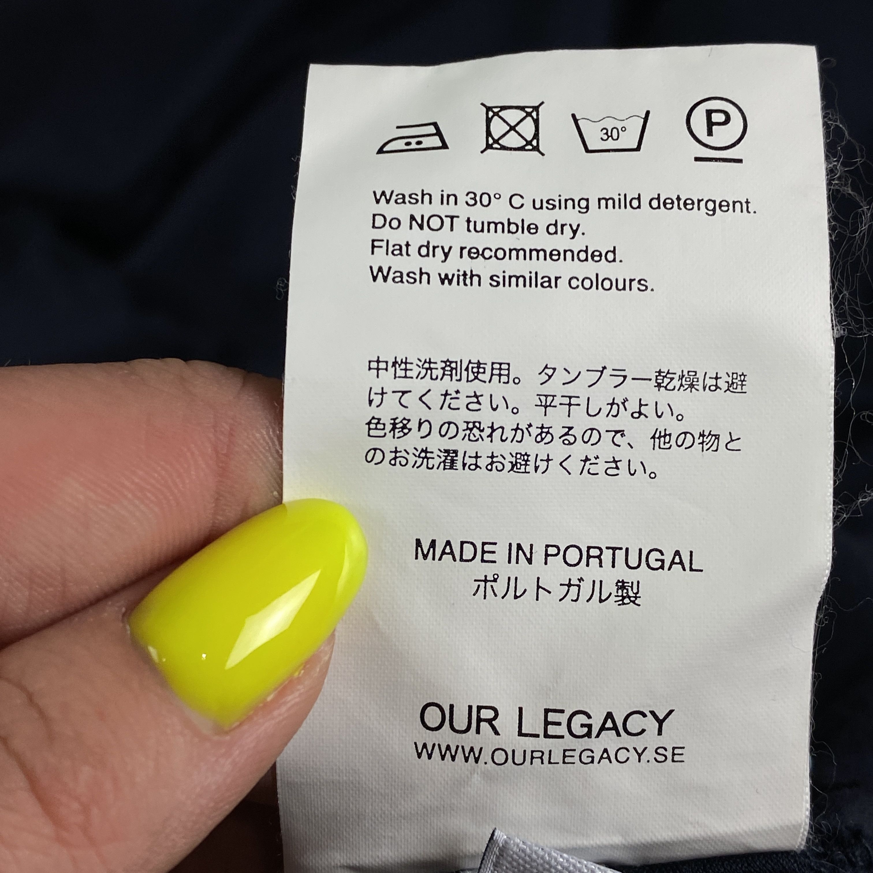 Our Legacy Mens T Shirt Long Sleeve Our Legacy Size 48 Size US M / EU 48-50 / 2 - 8 Thumbnail