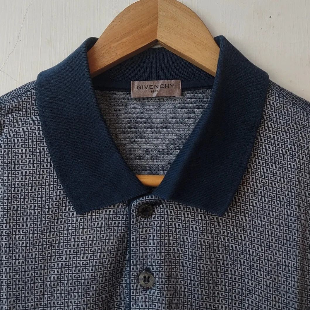 Vintage Givenchy Men Monogram Polo Shirt