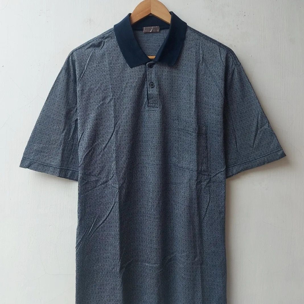 Vintage Givenchy Men Monogram Polo Shirt
