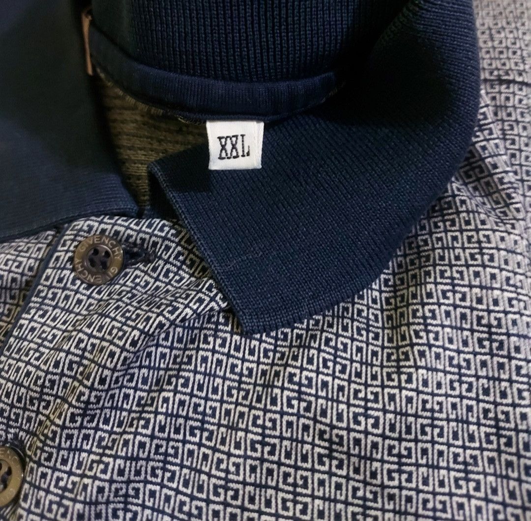Vintage Givenchy Men Monogram Polo Shirt