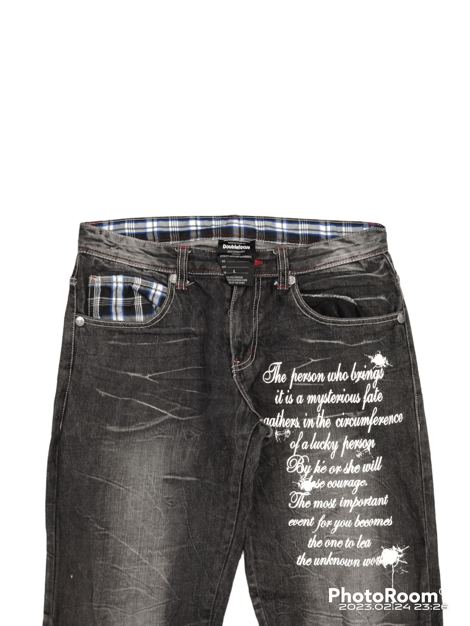 Other SUPER SICK DOUBLE FOCUS ILLUSTRATION DENIM PANTS Size US 31 - 3 Thumbnail