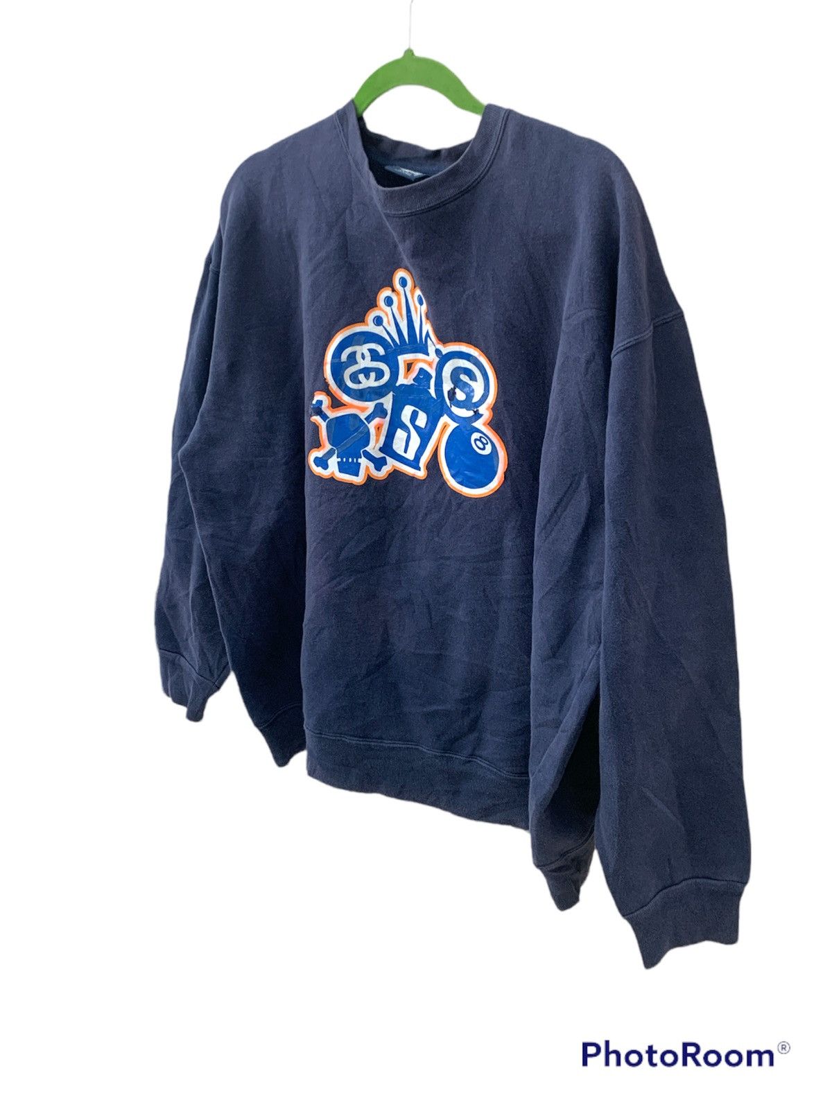 Stussy × Vintage Vintage Stussy billiard 🎱 Sweatshirt Crewneck Hit Logo Size US L / EU 52-54 / 3 - 4 Thumbnail