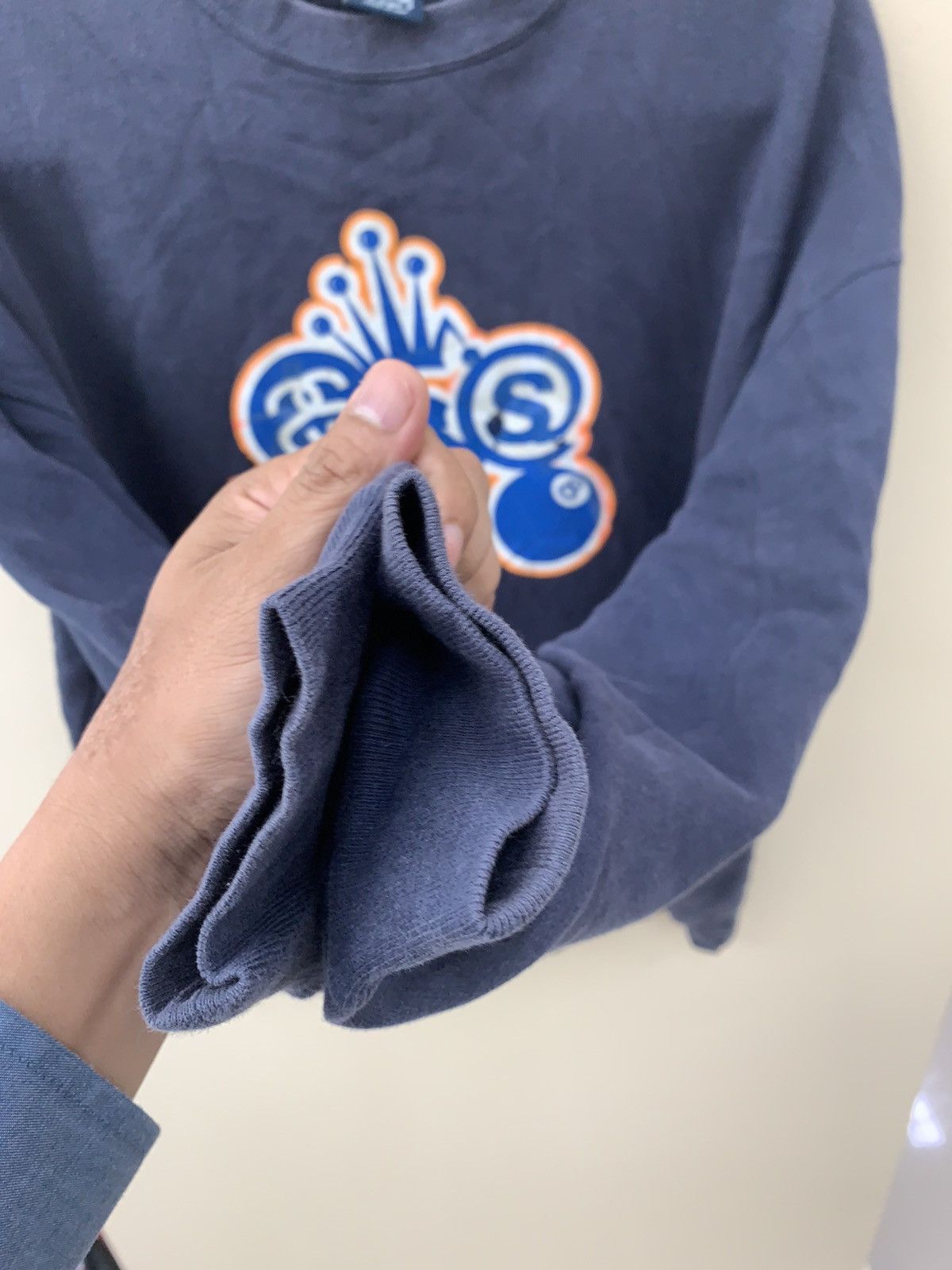 Stussy × Vintage Vintage Stussy billiard 🎱 Sweatshirt Crewneck Hit Logo Size US L / EU 52-54 / 3 - 7 Thumbnail