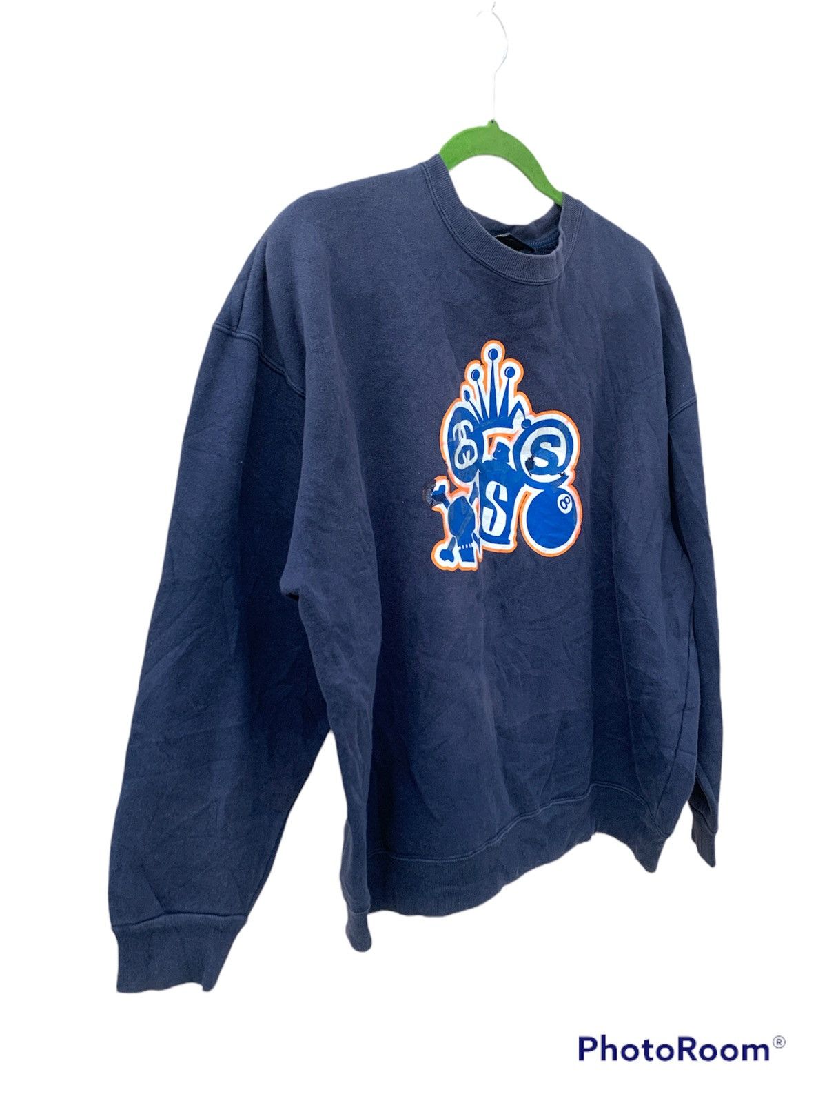 Stussy × Vintage Vintage Stussy billiard 🎱 Sweatshirt Crewneck Hit Logo Size US L / EU 52-54 / 3 - 5 Thumbnail