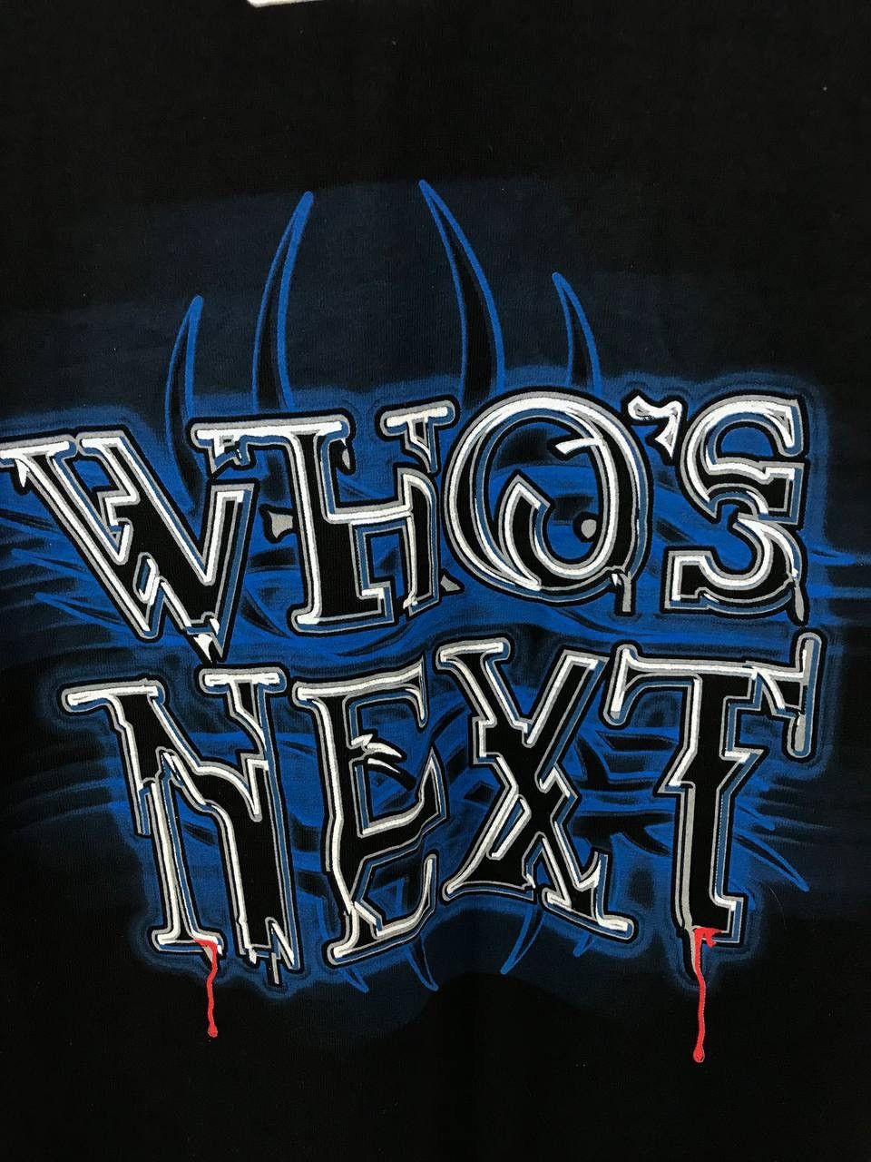 WWE Whose Next Kane 2003 WWE WWF vintage overprinted tee Size US L / EU 52-54 / 3 - 6 Thumbnail