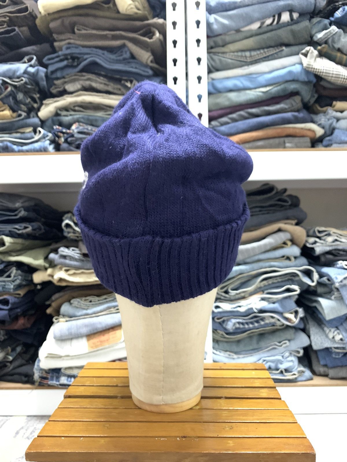 Champion Vintage Y2K Champion Big Logo Spell Out Beanie Hat Size ONE SIZE - 4 Thumbnail
