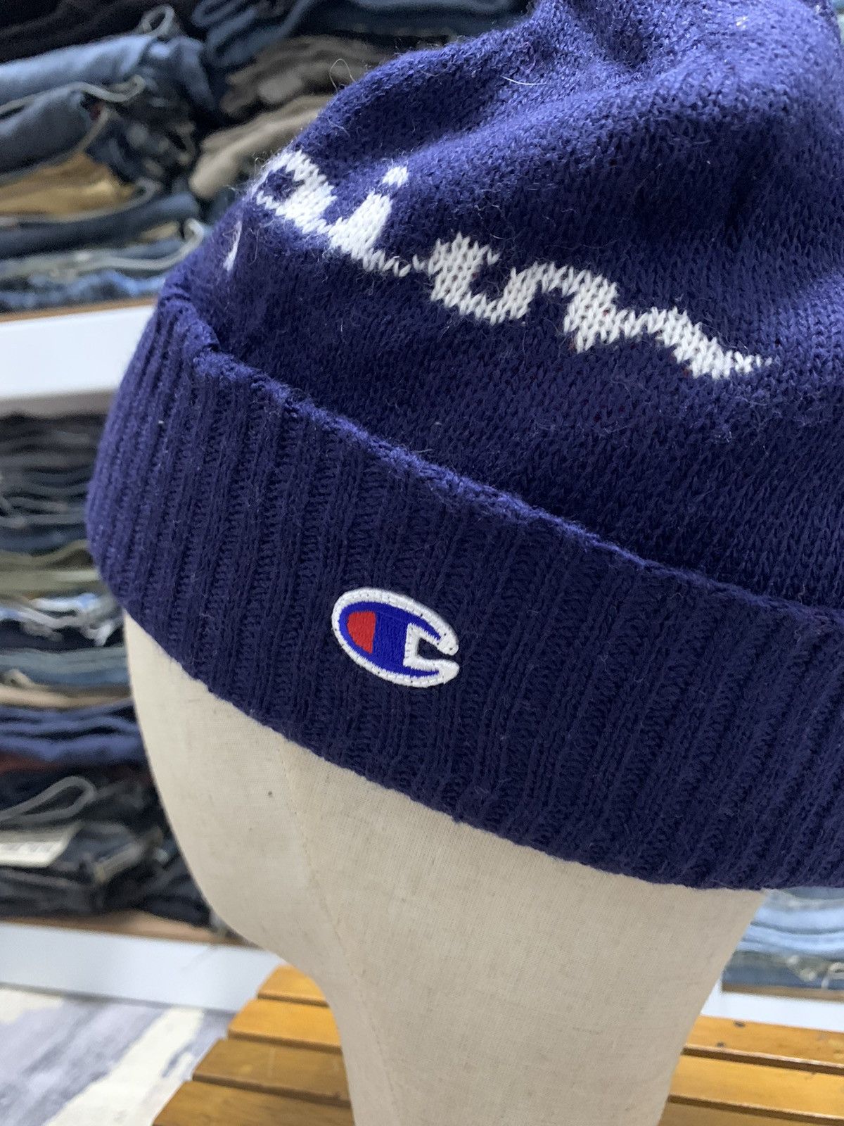 Champion Vintage Y2K Champion Big Logo Spell Out Beanie Hat Size ONE SIZE - 3 Thumbnail