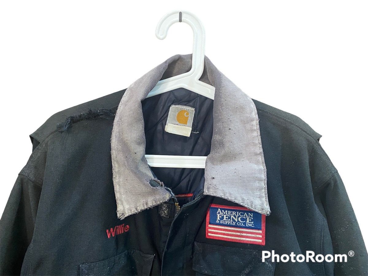 Carhartt Carhartt American Fence & Supply Co. Inc. Distressed Jacket Size US XXL / EU 58 / 5 - 3 Thumbnail