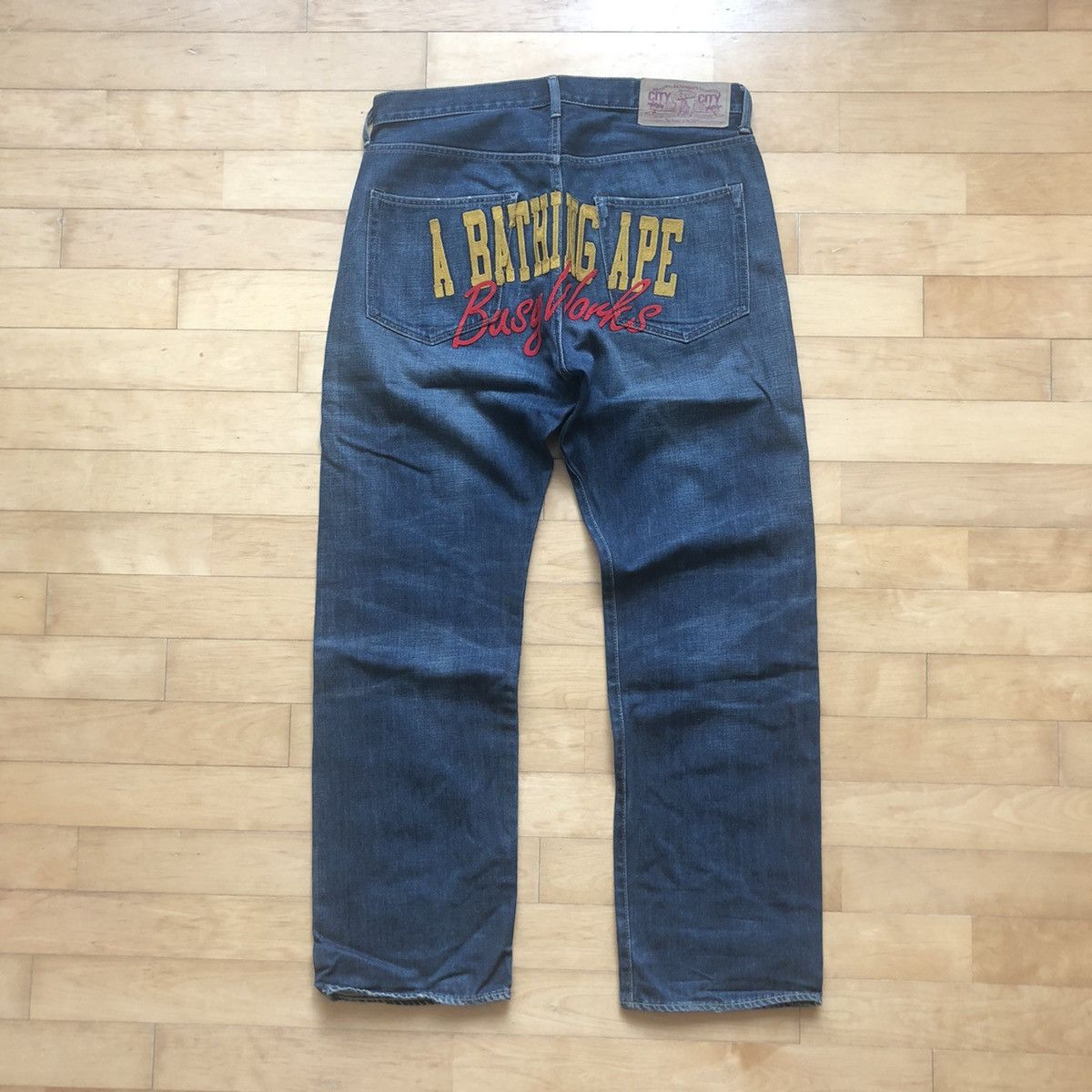 NIGO A Bathing Ape Busy Works Denim Pant 