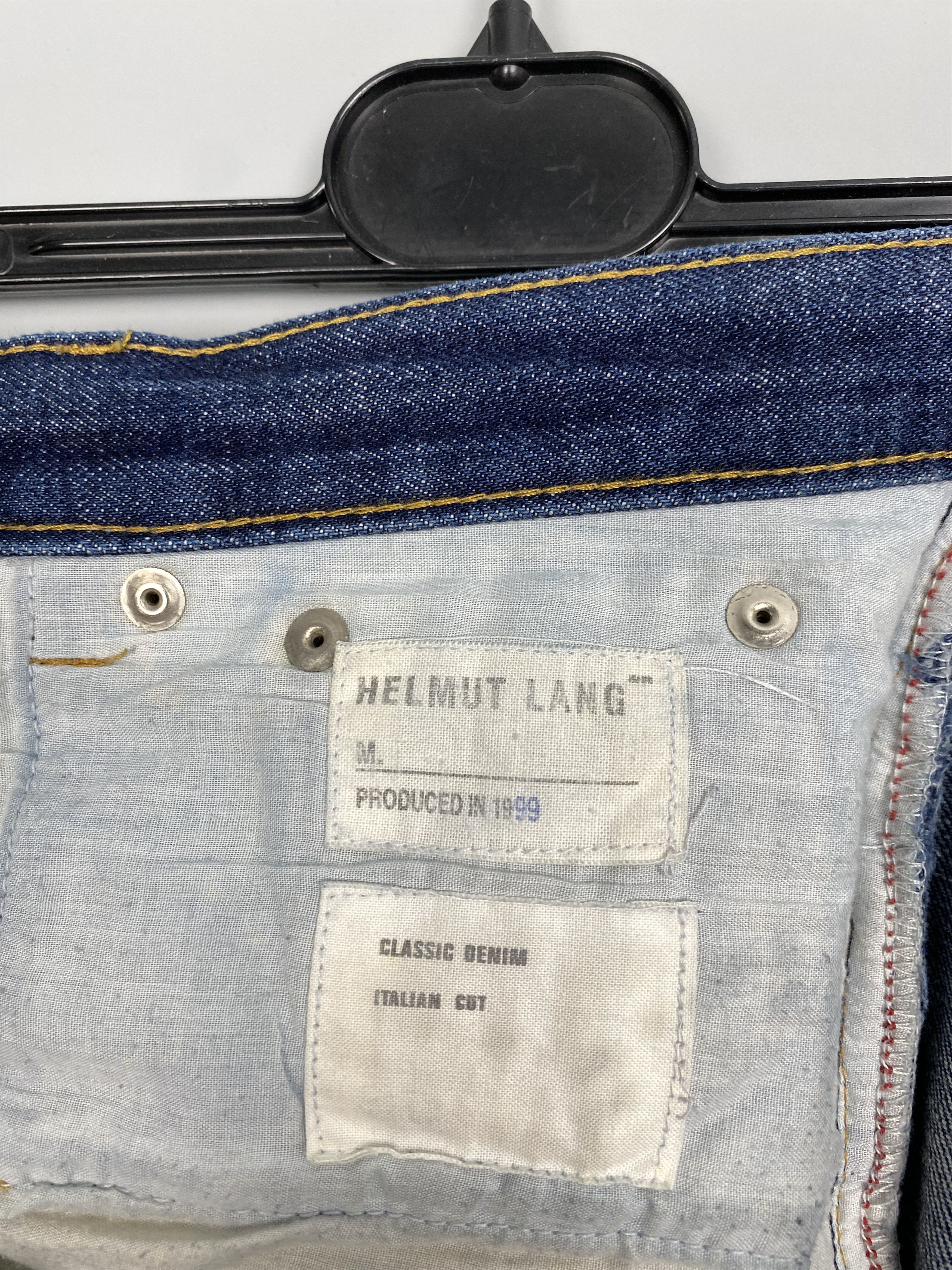 1999 Vintage Helmut Lang Italian Cut Classic Denim RARE