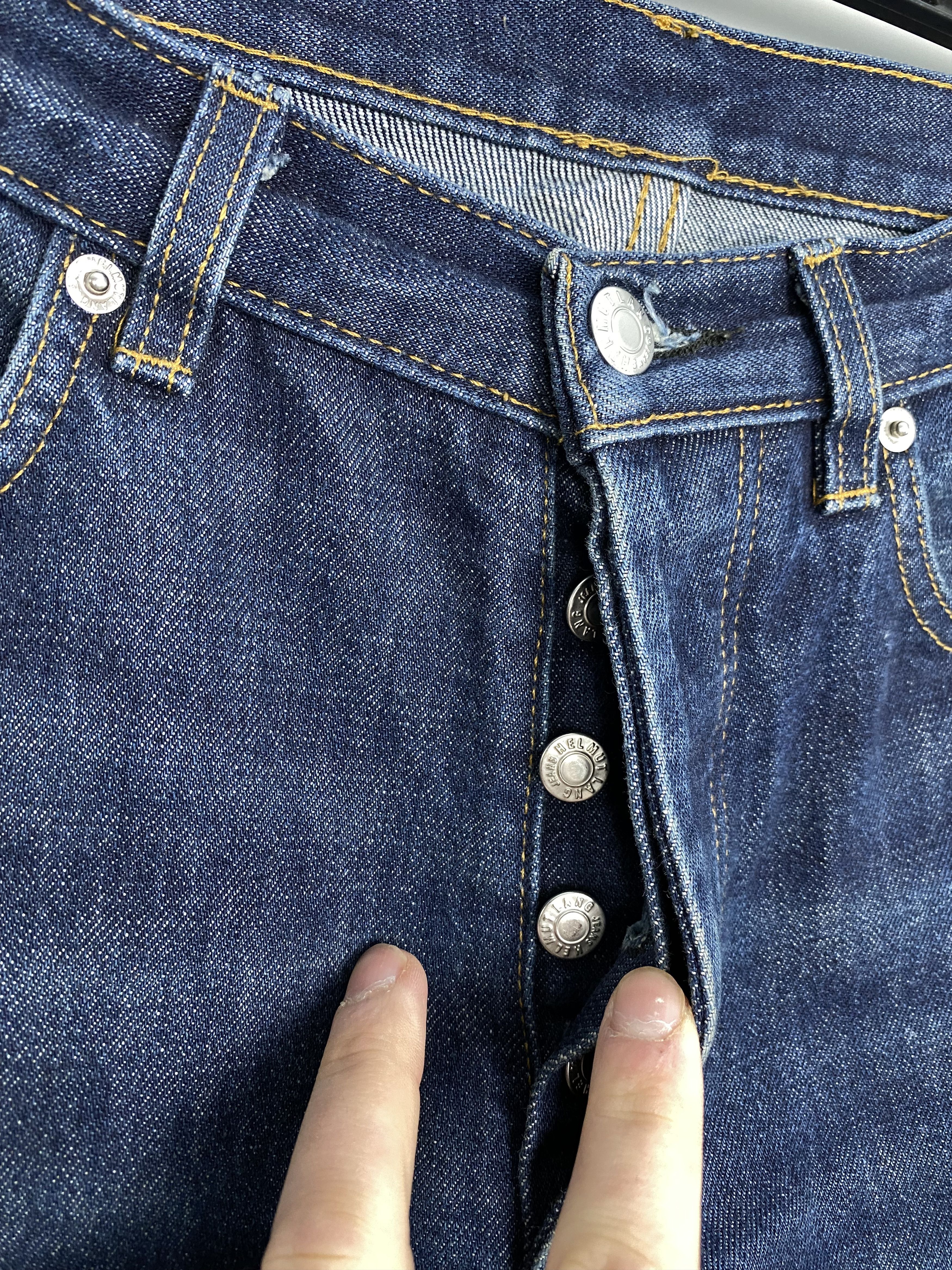 1999 Vintage Helmut Lang Italian Cut Classic Denim RARE