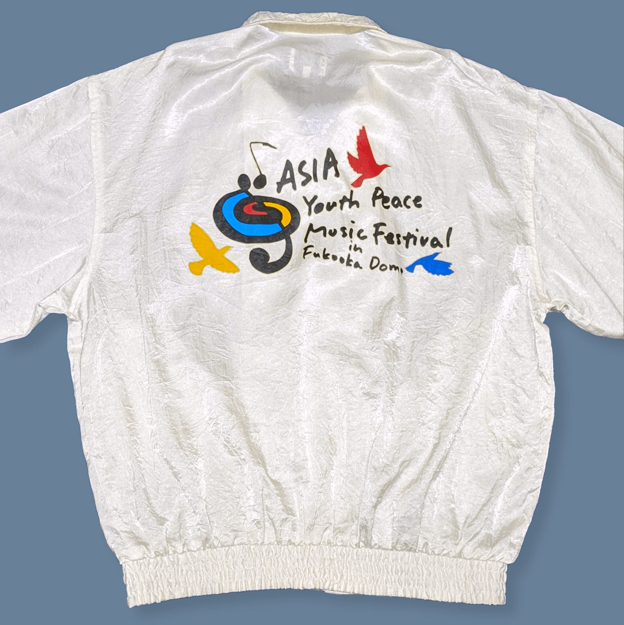 Japanese Brand × Vintage Vintage 90s Japan Fukuoka Music Festival Light Jacket Size US L / EU 52-54 / 3 - 3 Thumbnail