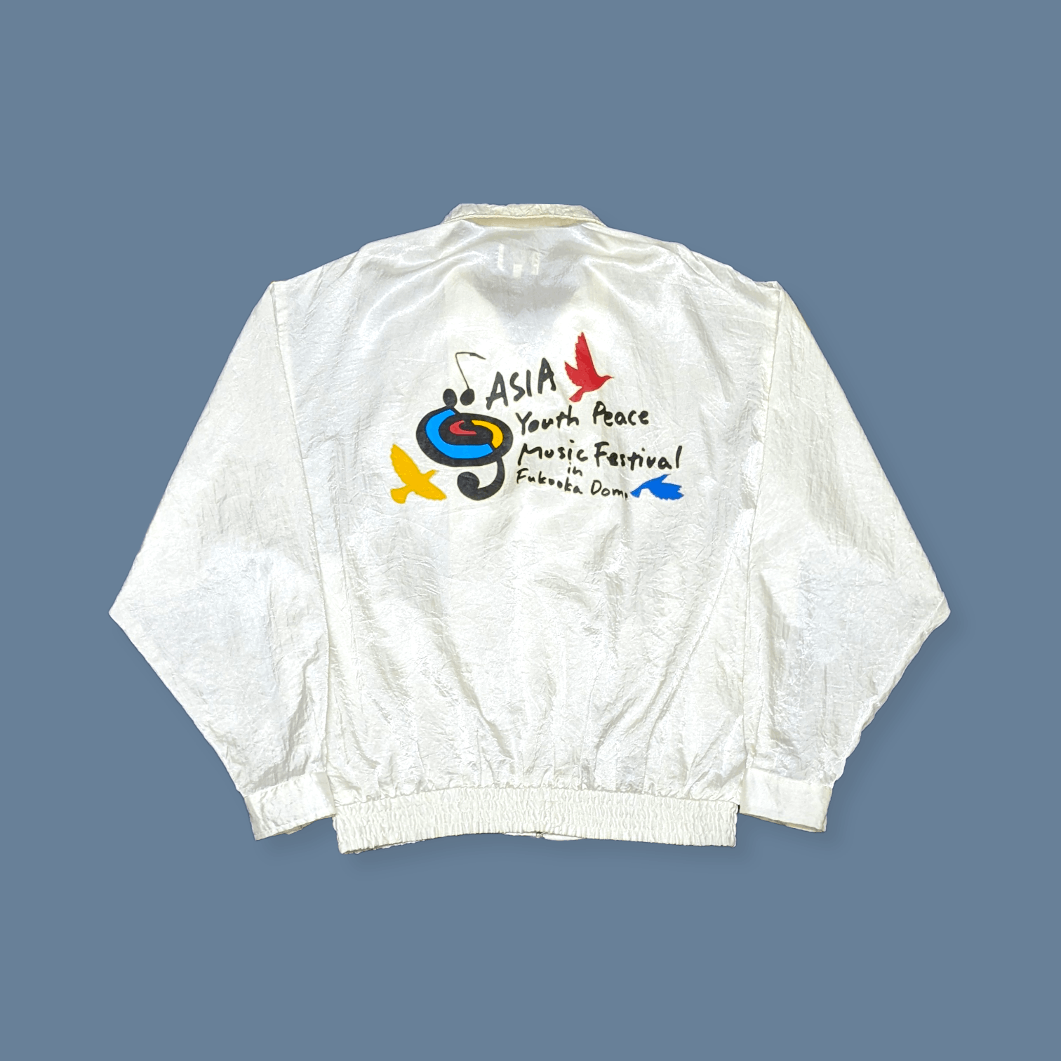 Japanese Brand × Vintage Vintage 90s Japan Fukuoka Music Festival Light Jacket Size US L / EU 52-54 / 3 - 1 Thumbnail