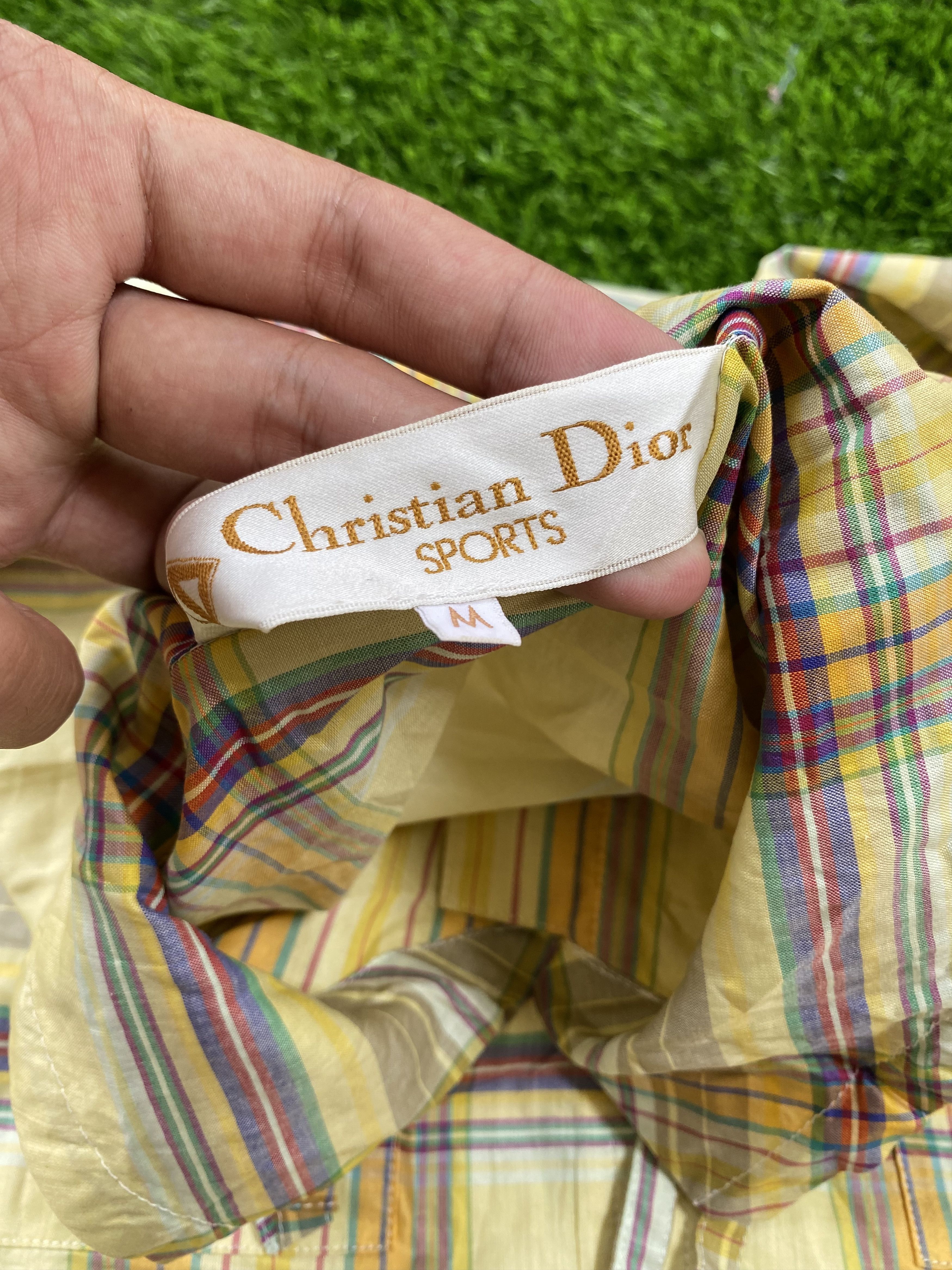 Christian Dior Monsieur Vintage 90s Christian Dior Plaid Tartan Jacket Size US M / EU 48-50 / 2 - 3 Thumbnail