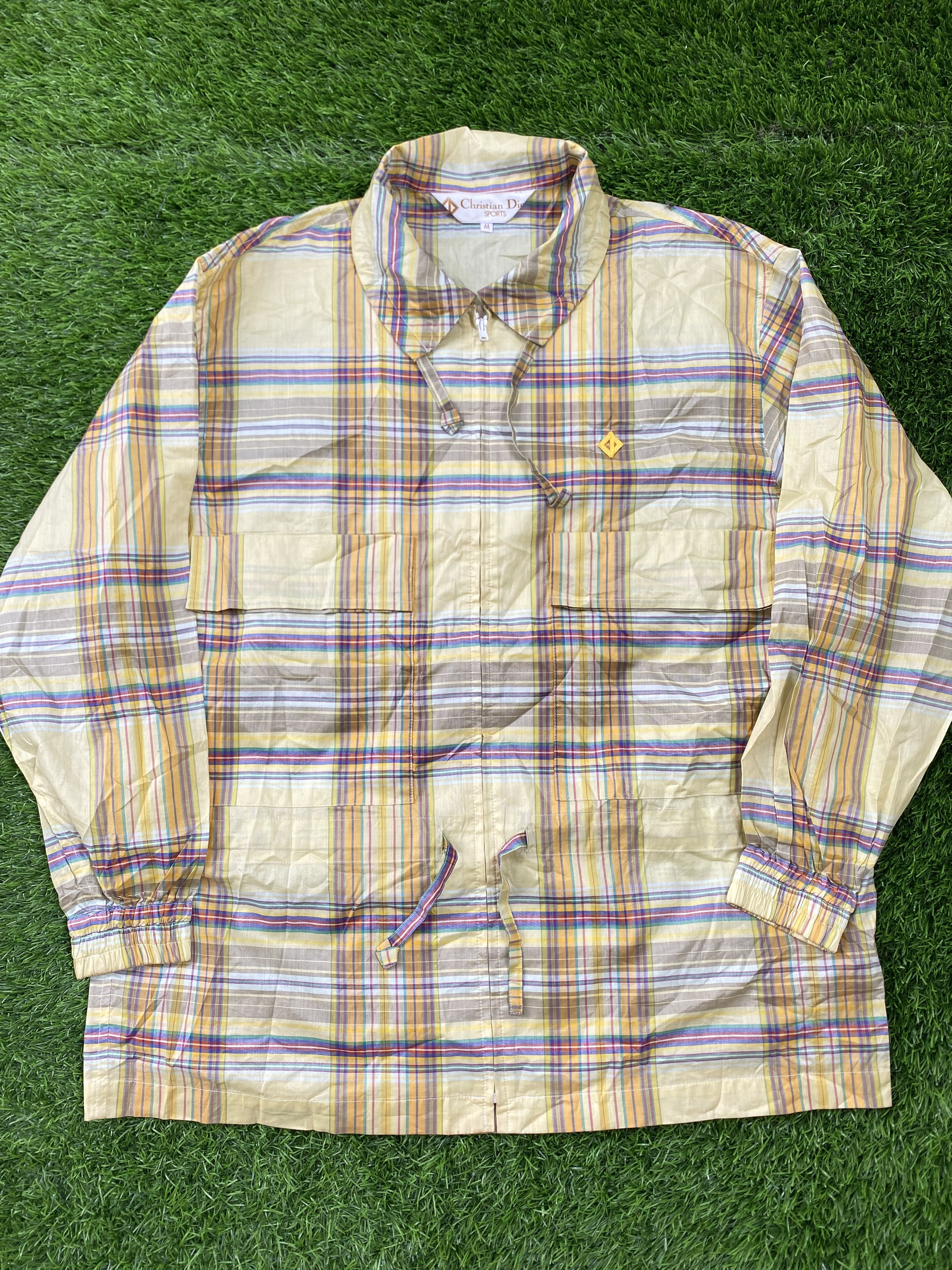 Christian Dior Monsieur Vintage 90s Christian Dior Plaid Tartan Jacket Size US M / EU 48-50 / 2 - 1 Thumbnail