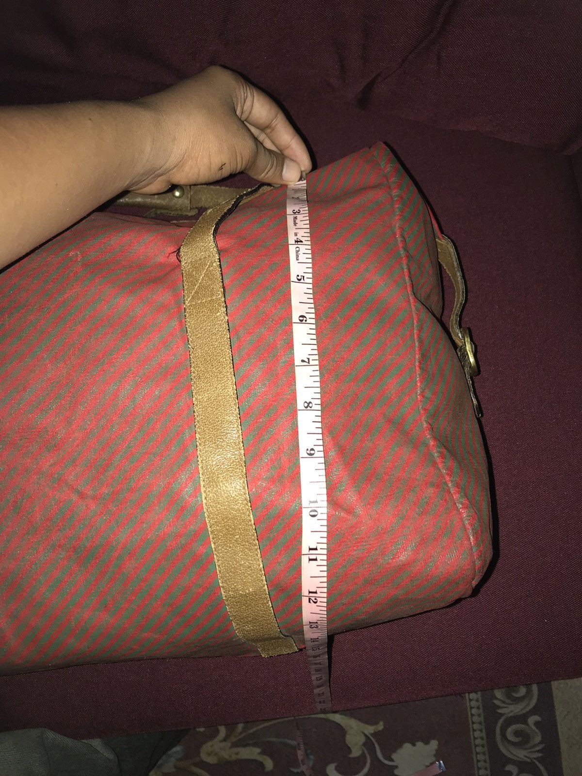 Gucci × Vintage Vintage Gucci travel 🧳 bag Size ONE SIZE - 7 Thumbnail