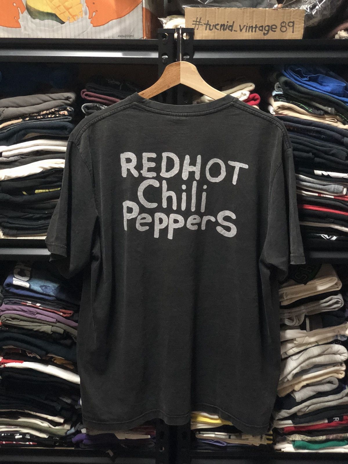 Band Tees × Vintage Rare!! Vintage Red Hot Chilli Pepper Bootleg Tshirt Size US L / EU 52-54 / 3 - 2 Thumbnail