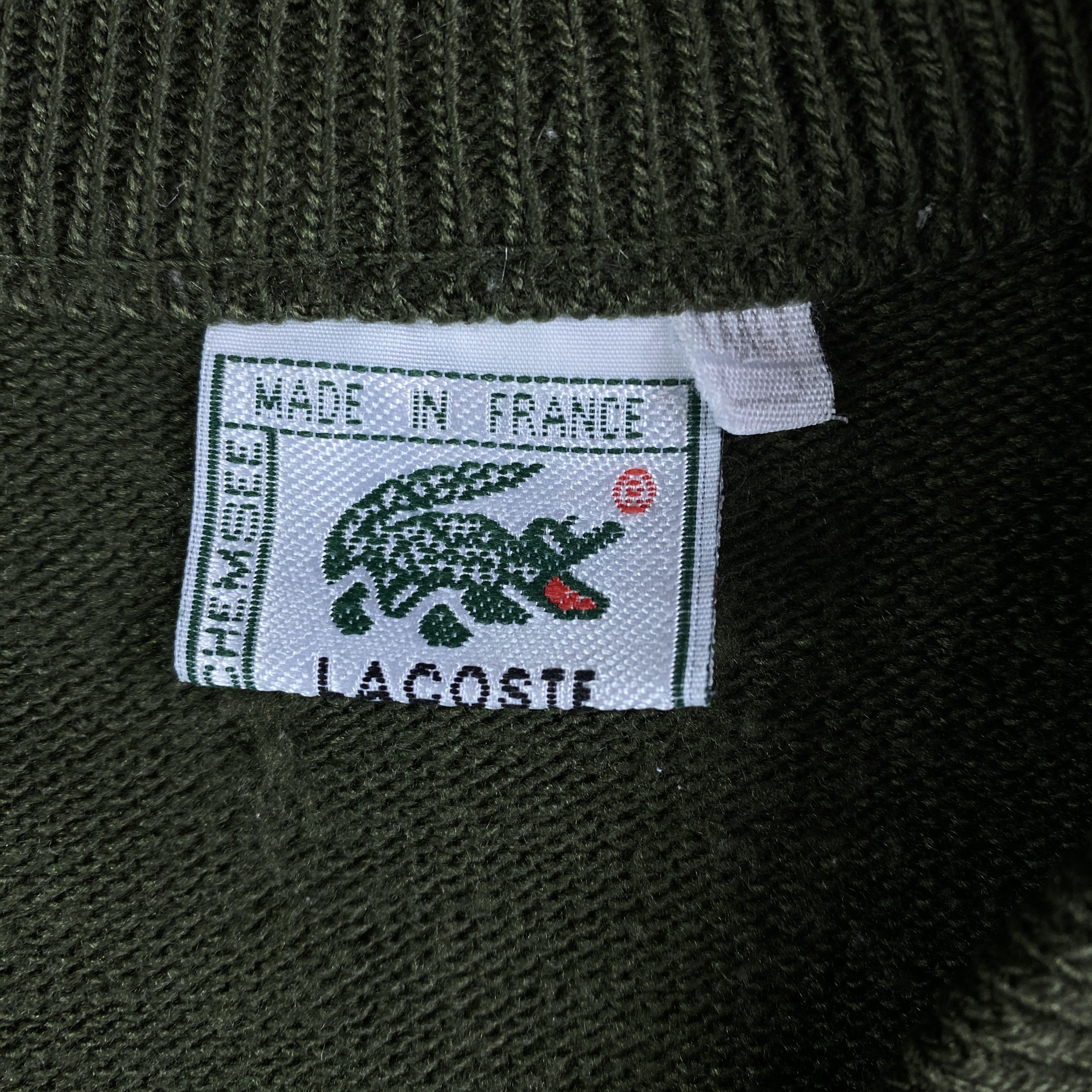 Lacoste × Vintage Mens Sweater Jumper Lacoste Vintage V Neck Size M Size US M / EU 48-50 / 2 - 5 Thumbnail