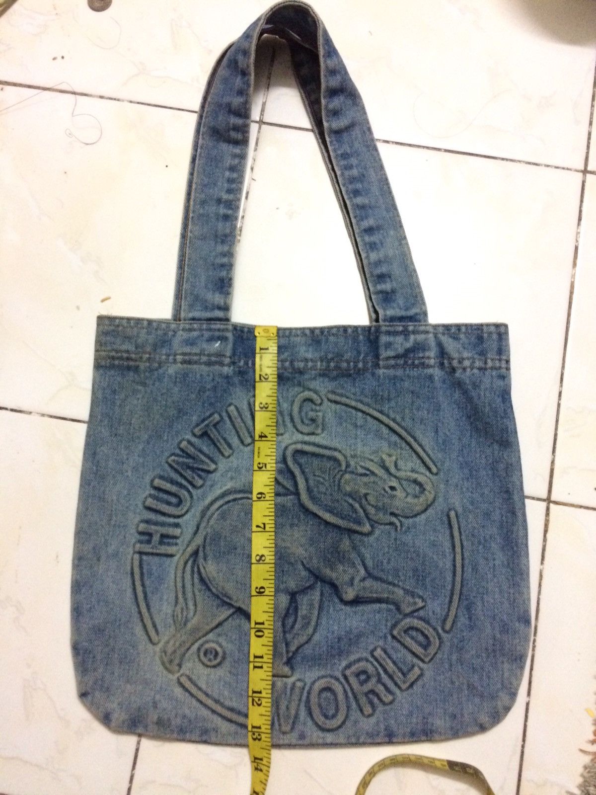 Designer Hunting World Tote Bag Denim Size ONE SIZE - 3 Thumbnail