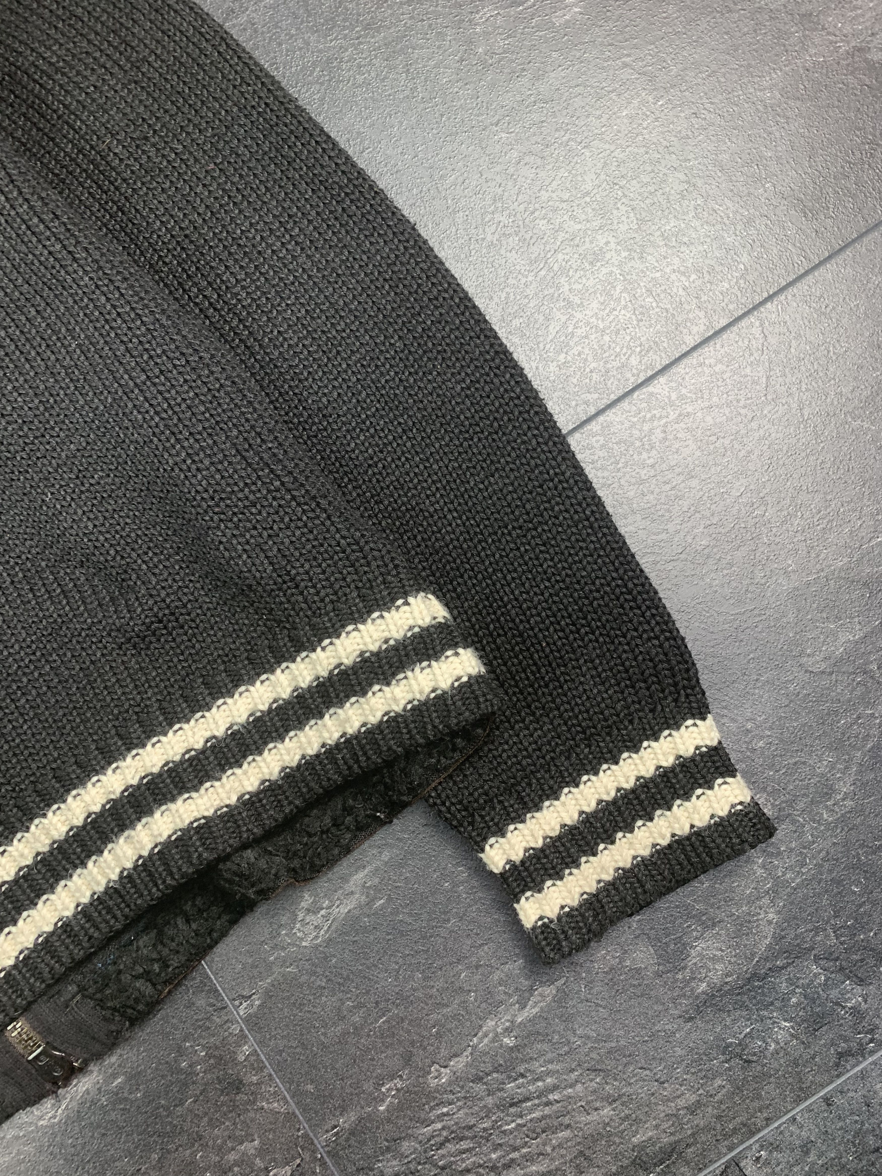 Armani Exchange × Vintage Armani Exchange vintage light jacket knitted leather M Size US M / EU 48-50 / 2 - 11 Thumbnail
