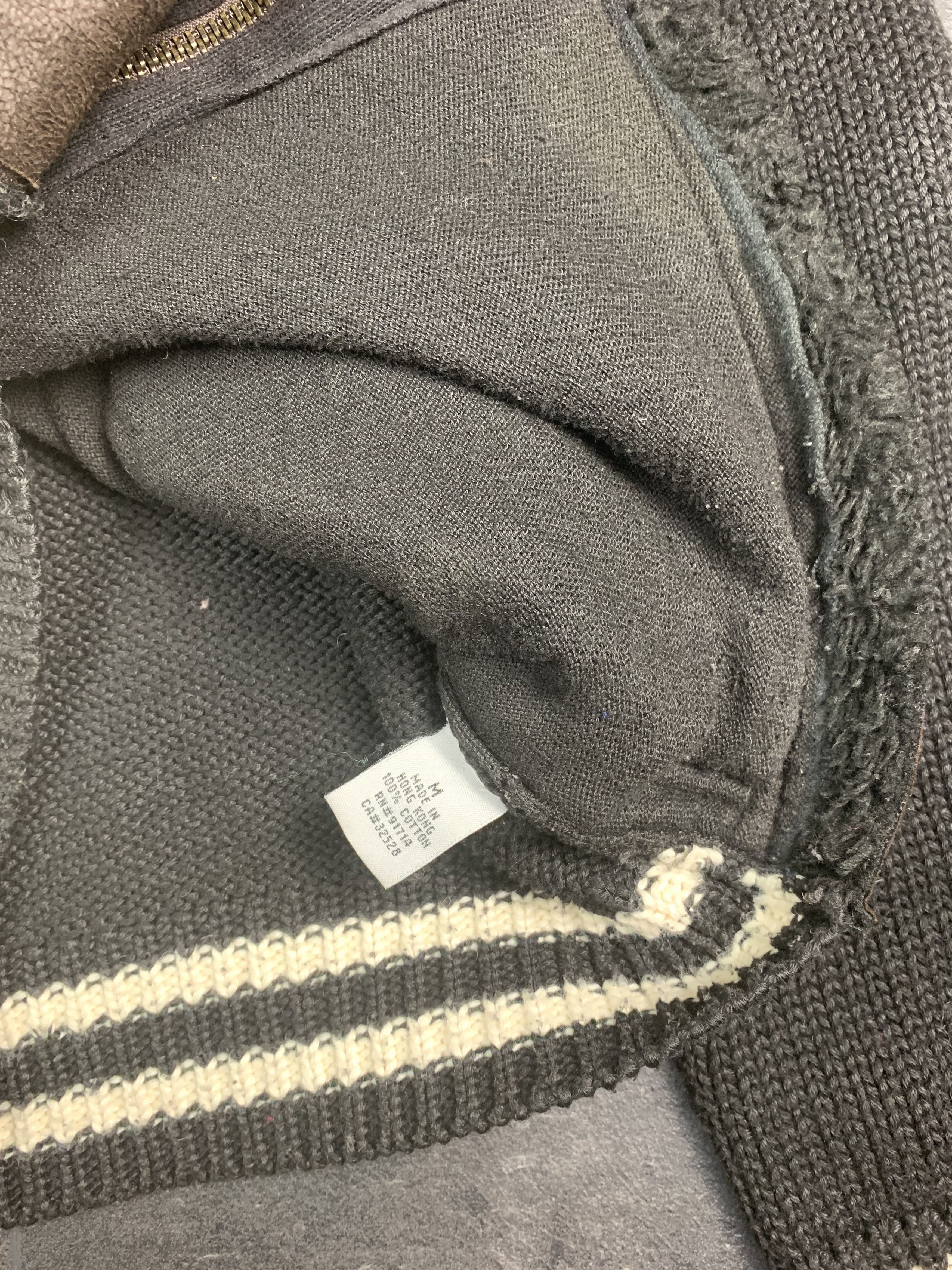Armani Exchange × Vintage Armani Exchange vintage light jacket knitted leather M Size US M / EU 48-50 / 2 - 9 Thumbnail