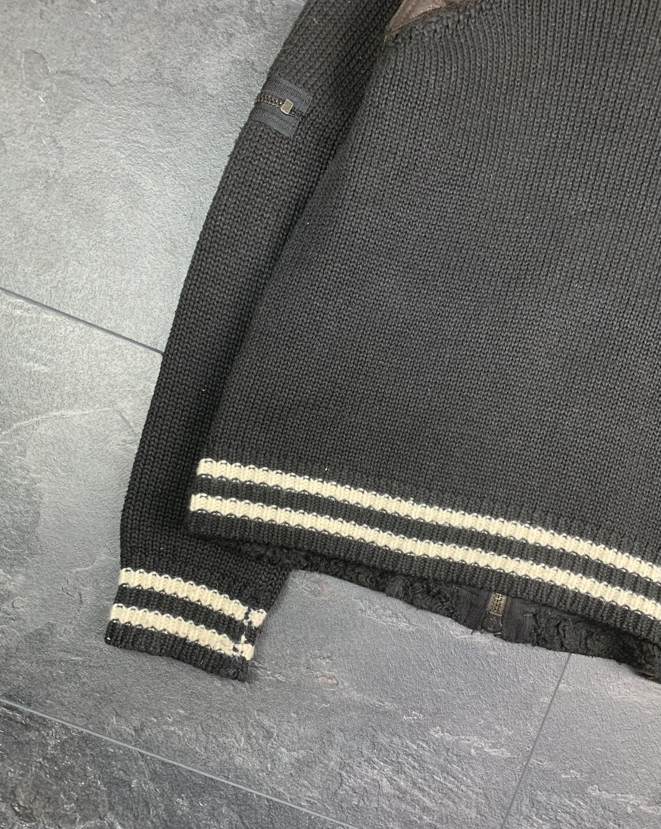 Armani Exchange × Vintage Armani Exchange vintage light jacket knitted leather M Size US M / EU 48-50 / 2 - 10 Thumbnail