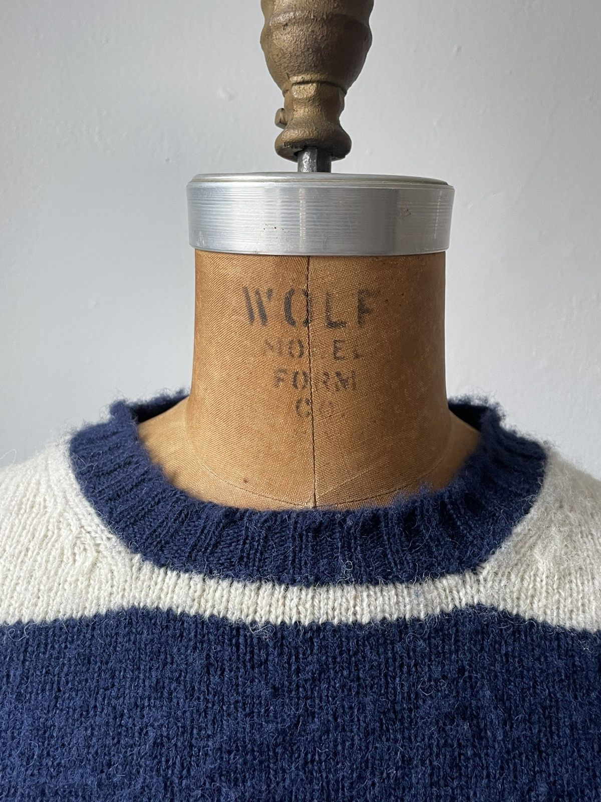 Drake's Striped Pure Wool Sweater, Extra Small Size US XS / EU 42 / 0 - 3 Thumbnail