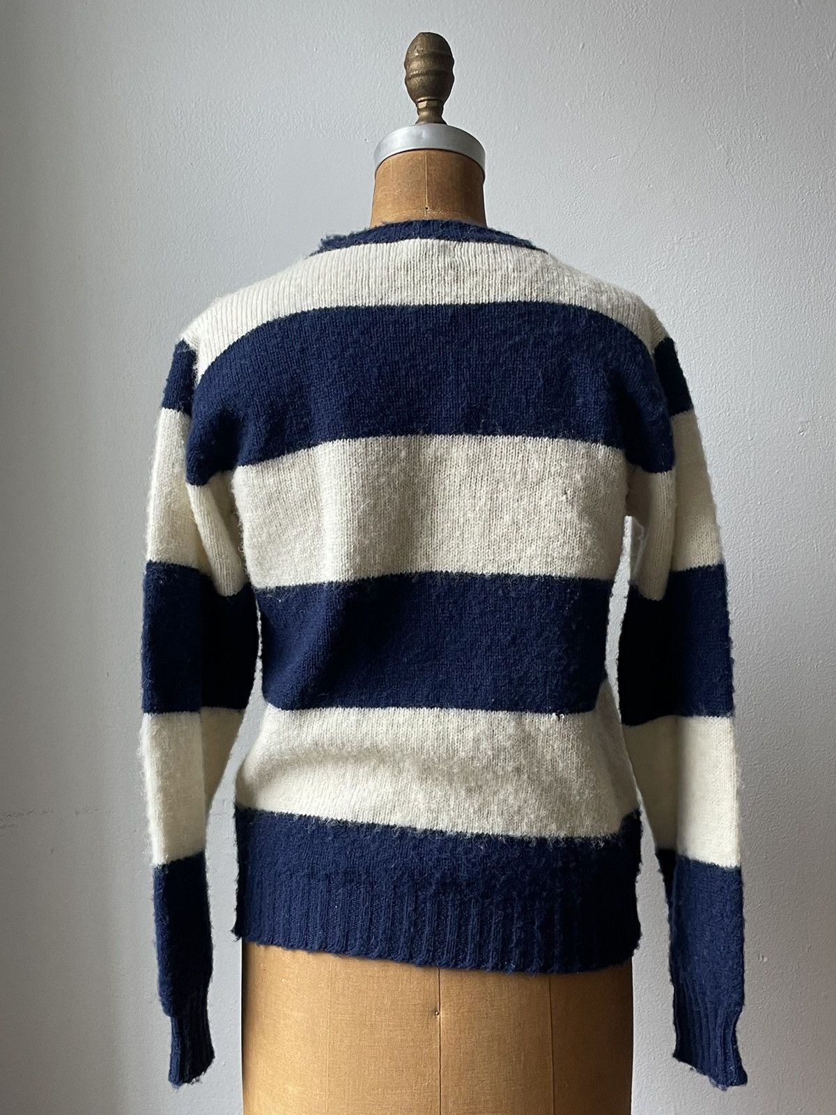 Drake's Striped Pure Wool Sweater, Extra Small Size US XS / EU 42 / 0 - 2 Thumbnail