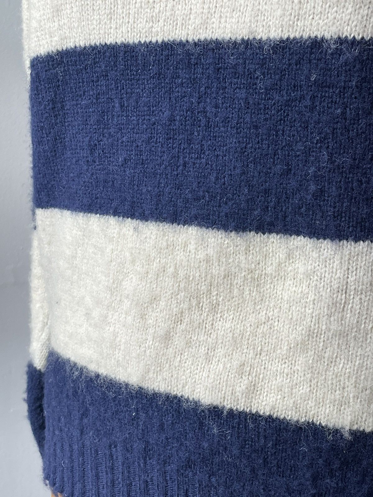 Drake's Striped Pure Wool Sweater, Extra Small Size US XS / EU 42 / 0 - 5 Thumbnail