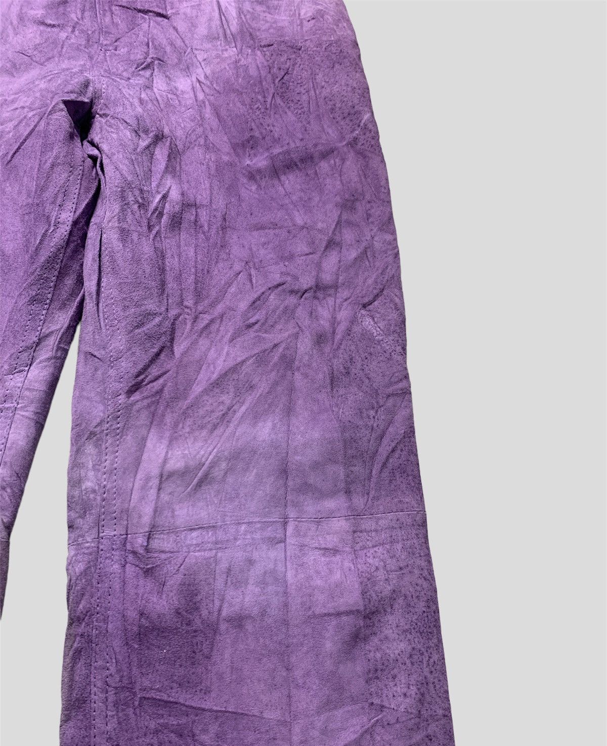 Genuine Leather × Ralph Lauren × Vintage Vintage 90s Ralph Lauren Suede Leather Pants Size 28" / US 6 / IT 42 - 5 Thumbnail