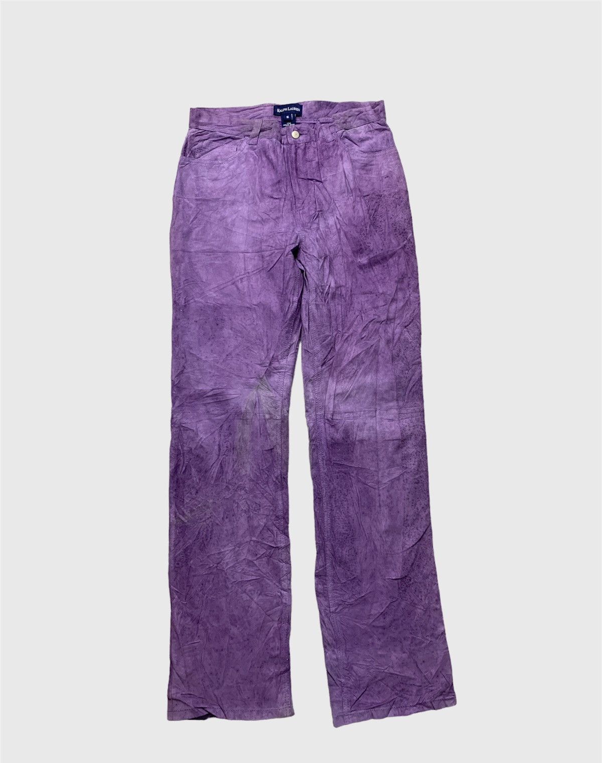 Vintage 90s Ralph Lauren Suede Leather Pants