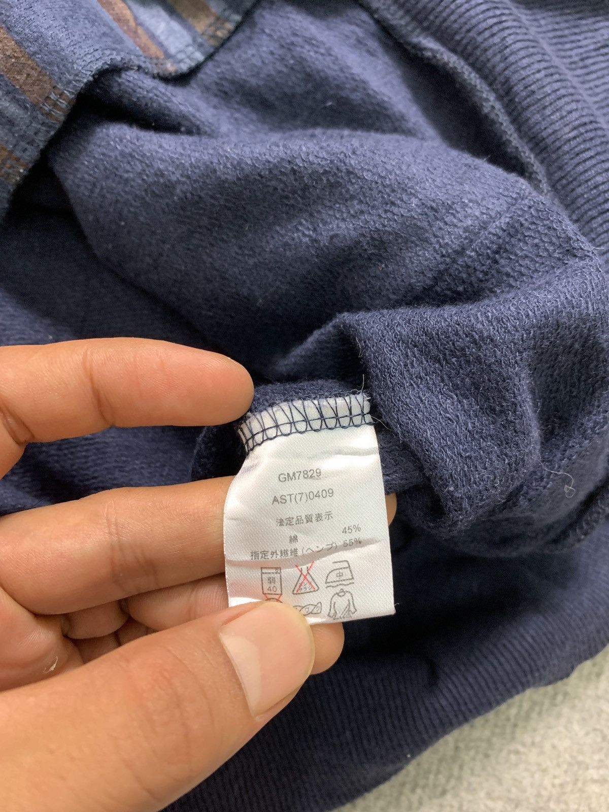 Hang Ten × Vintage Vintage 90s Hang Ten Striped Hoodie Size US M / EU 48-50 / 2 - 10 Thumbnail