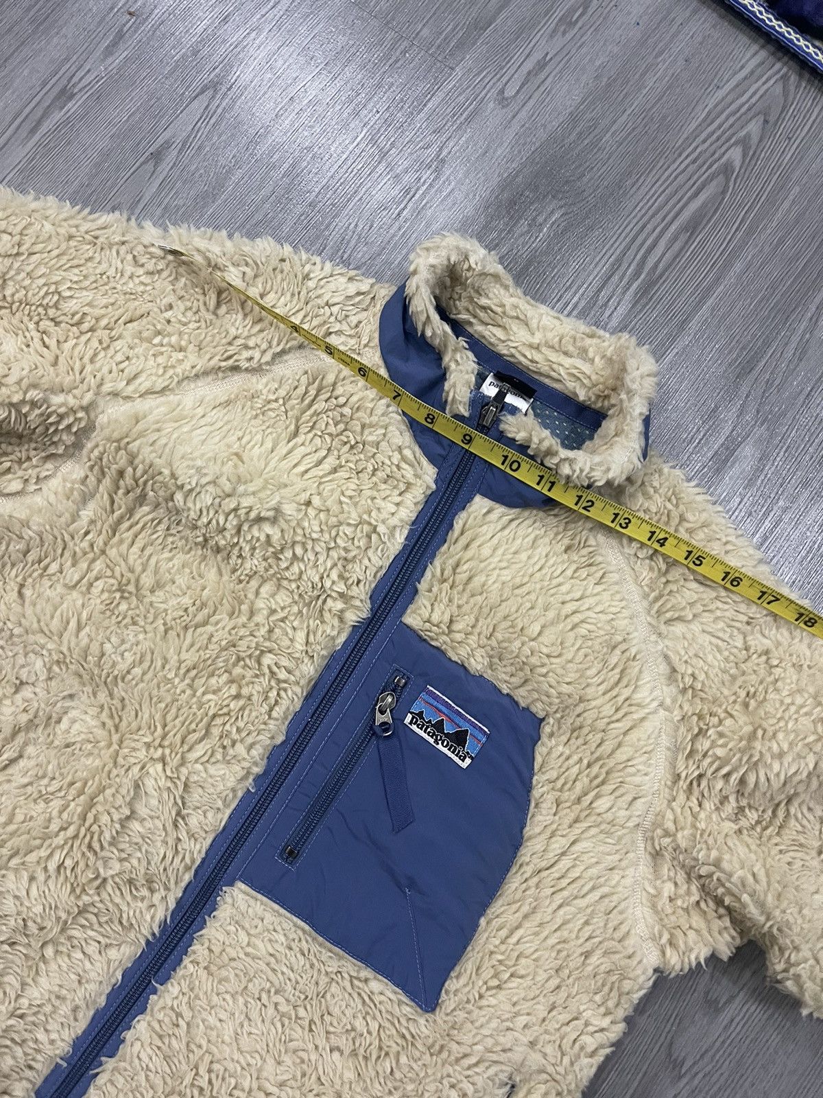Patagonia × Vintage Vintage Patagonia Retro Deep Pile Jacket XL (14) ladies kids Size XS / US 0-2 / IT 36-38 - 12 Thumbnail