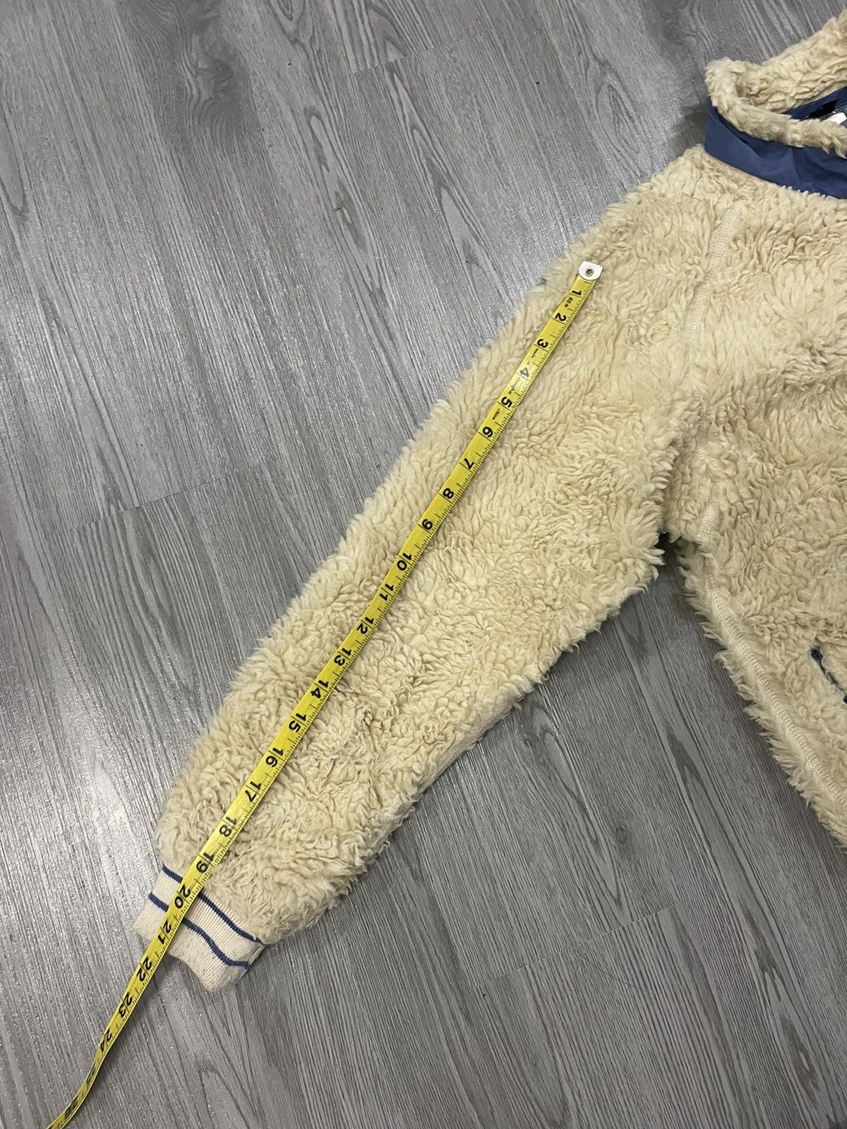 Patagonia × Vintage Vintage Patagonia Retro Deep Pile Jacket XL (14) ladies kids Size XS / US 0-2 / IT 36-38 - 13 Thumbnail