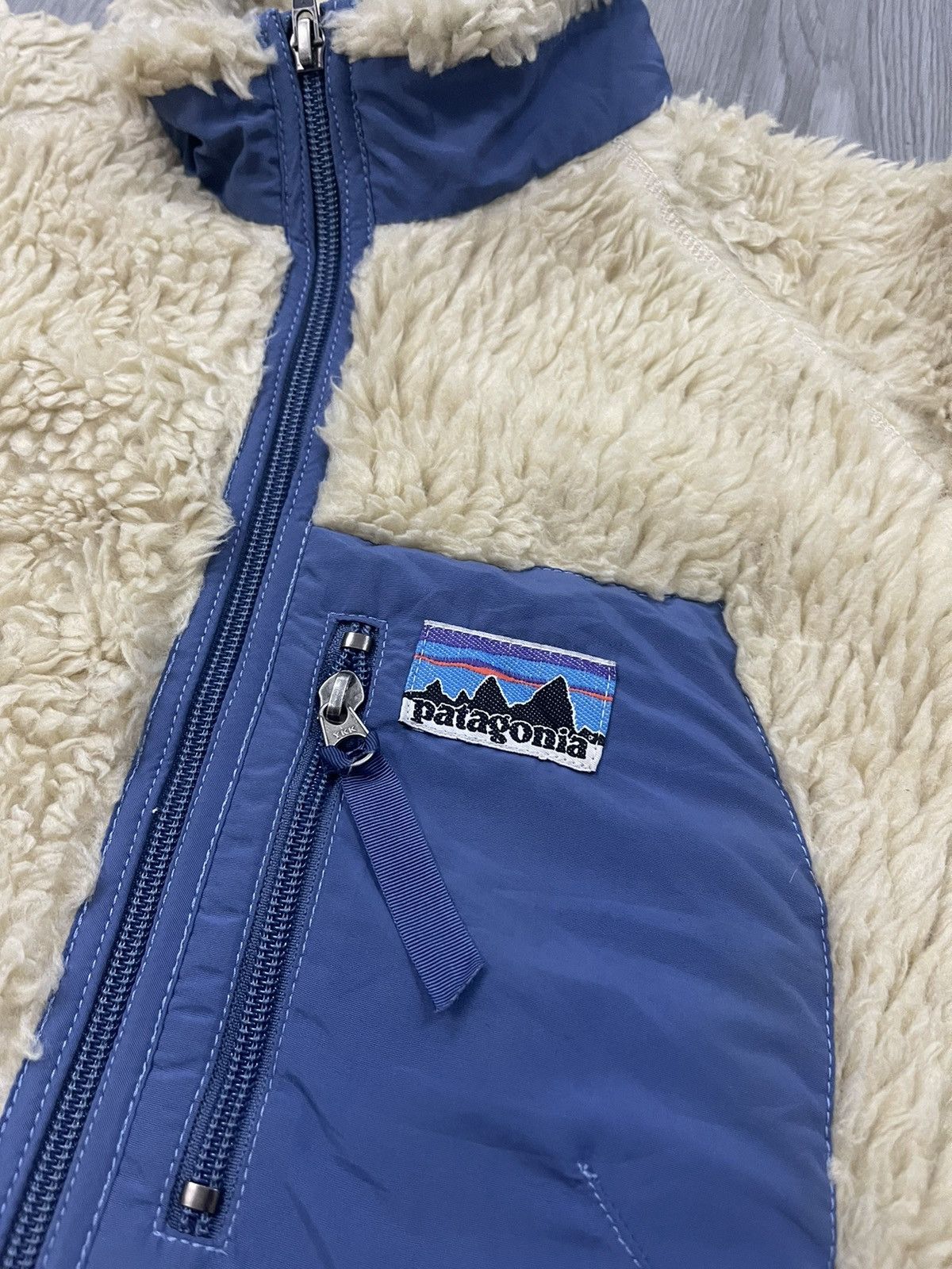 Patagonia × Vintage Vintage Patagonia Retro Deep Pile Jacket XL (14) ladies kids Size XS / US 0-2 / IT 36-38 - 7 Thumbnail