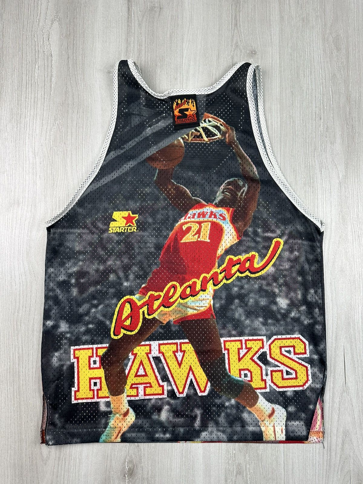 NBA Starter Hot Dominique Wilkings Atlanta Hawks AOP jersey Size US M / EU 48-50 / 2 - 2 Thumbnail