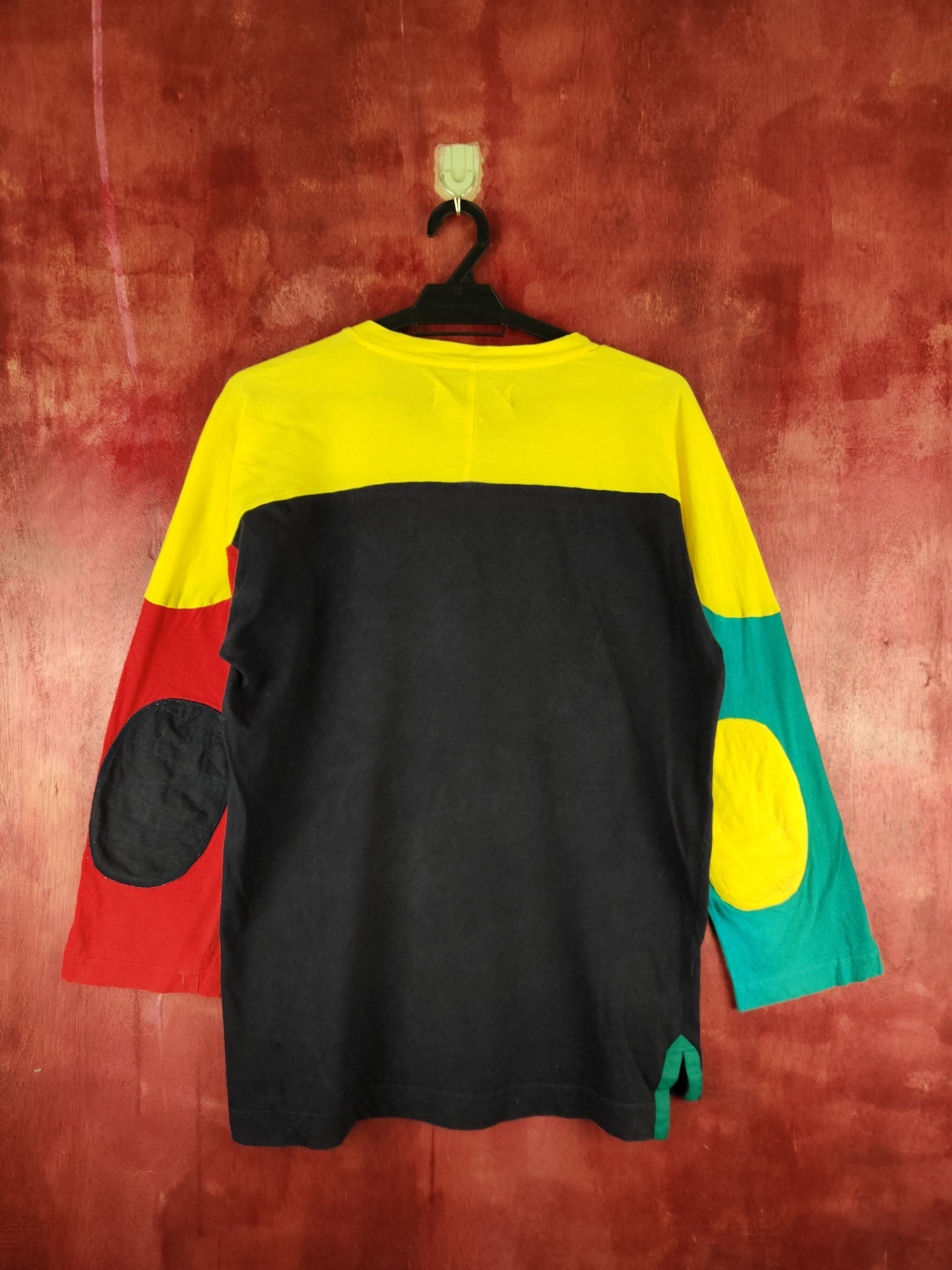 Japanese Brand Ciname Dark Blue/Yellow Long Sleeve T-shirt #S675 Size US L / EU 52-54 / 3 - 8 Thumbnail