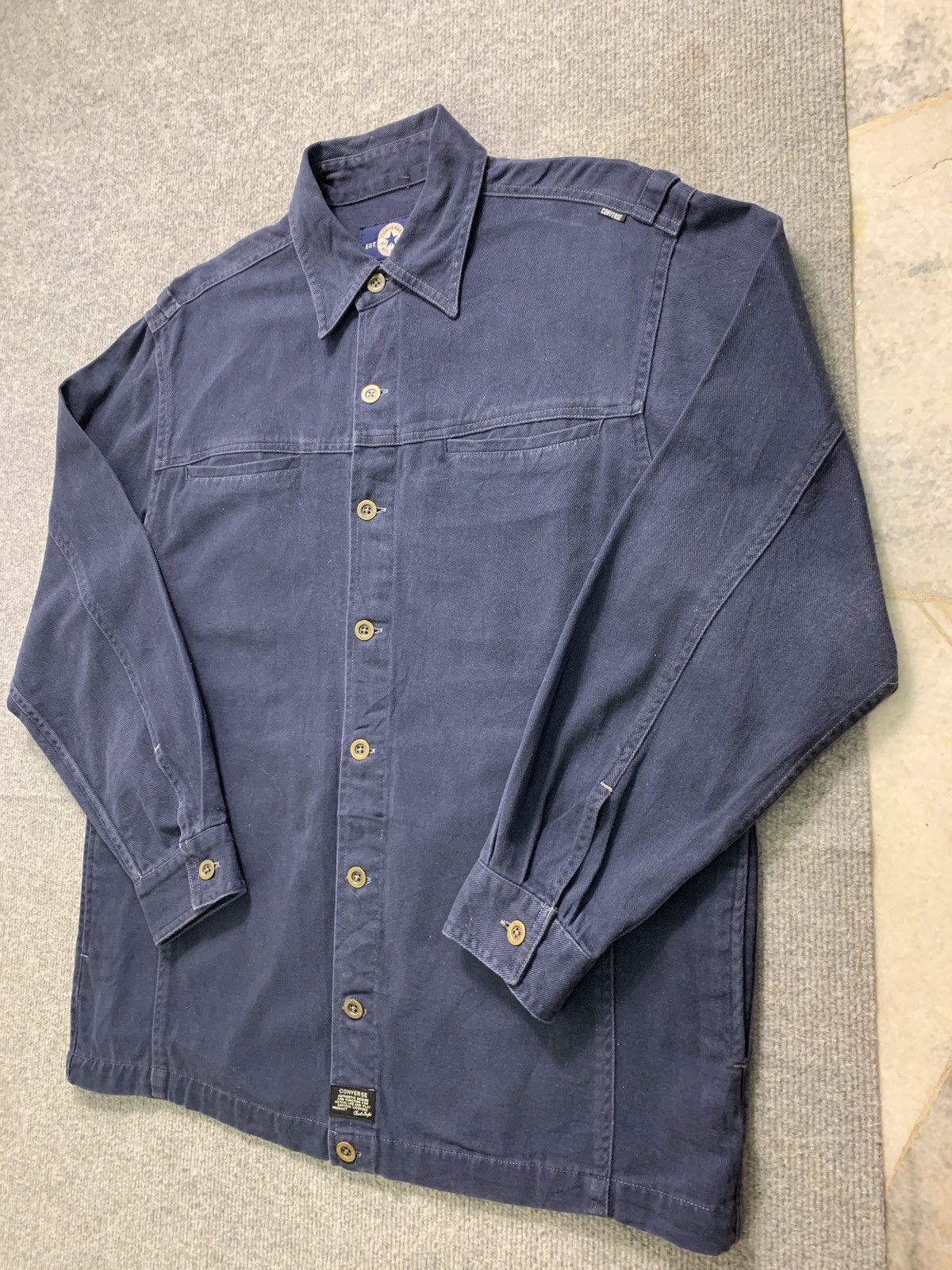 Converse × Vintage Vintage Converse Workwear Light Jacket Size US M / EU 48-50 / 2 - 2 Thumbnail