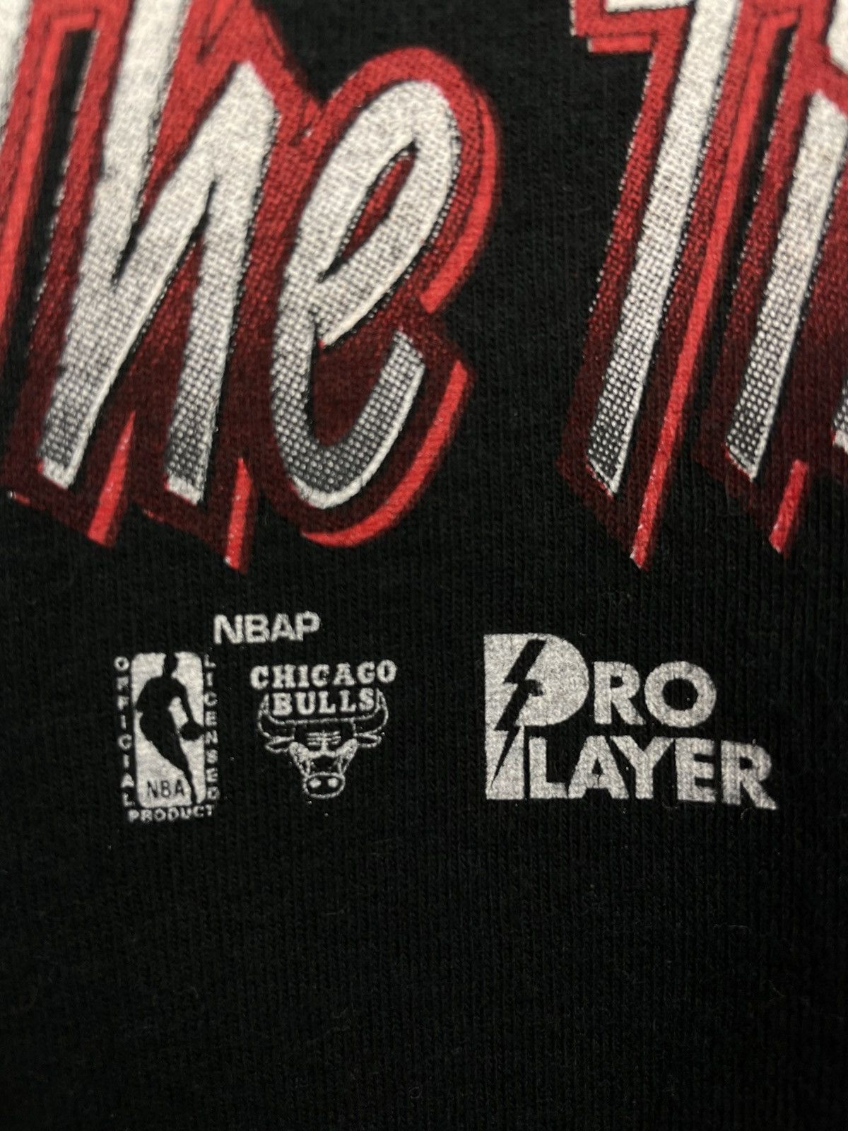 NBA Vintage 90s Chicago Bulls NBA 1996 playoff t shirt Size US L / EU 52-54 / 3 - 5 Thumbnail
